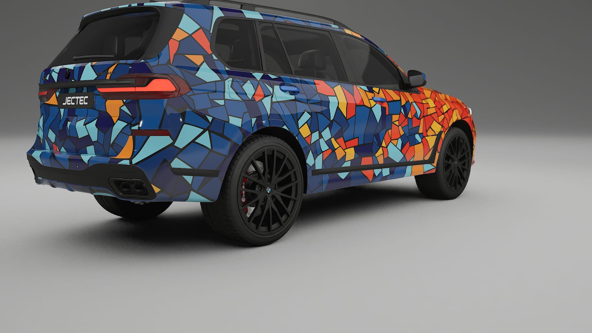 BMW X7 M G07 BARCELONA Designed Wrap PPF Kit – Printable Polyurethane Film