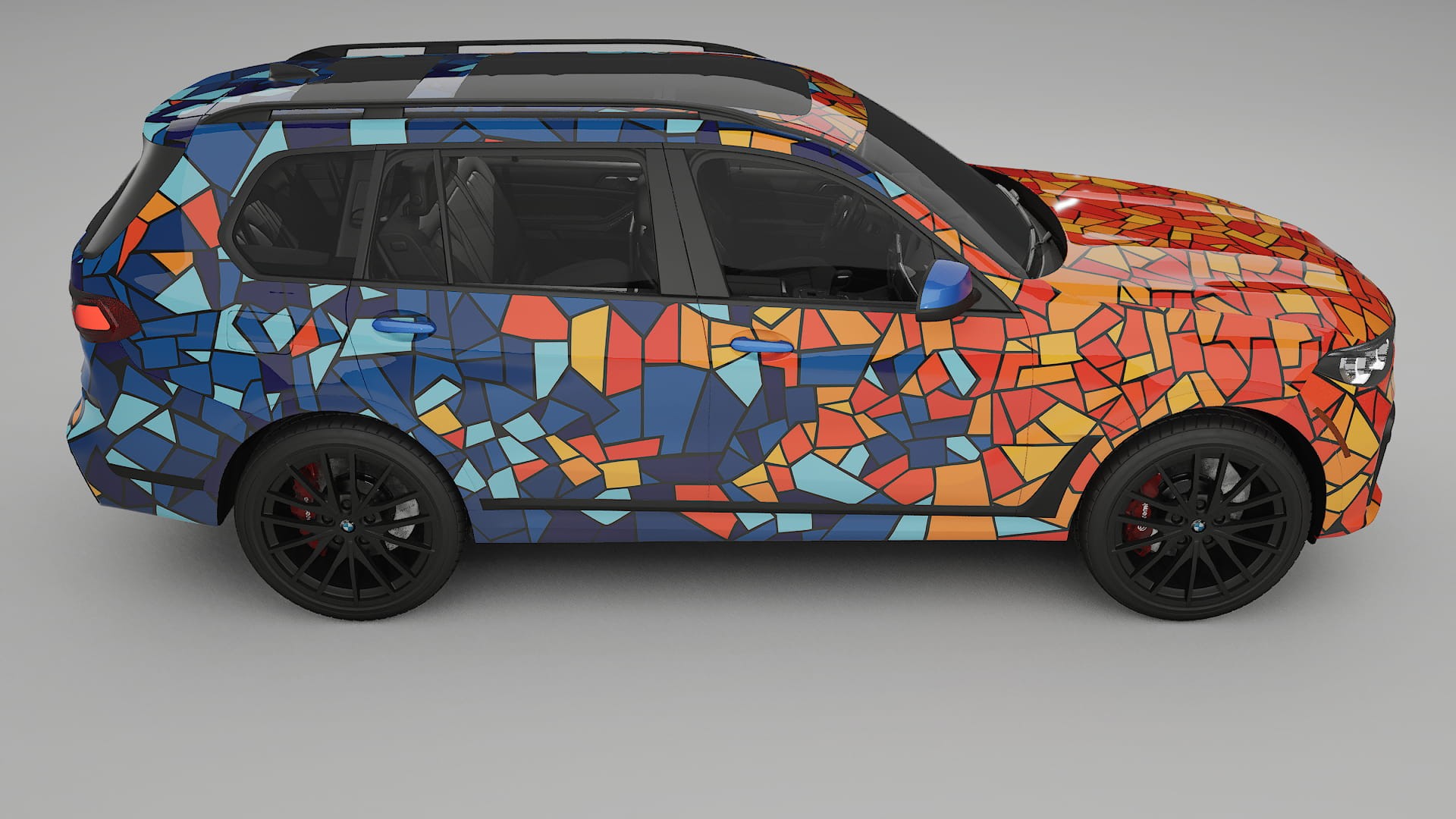 BMW X7 M G07 BARCELONA – Design-Wrap PPF-Kit aus bedruckbarer Polyurethanfolie