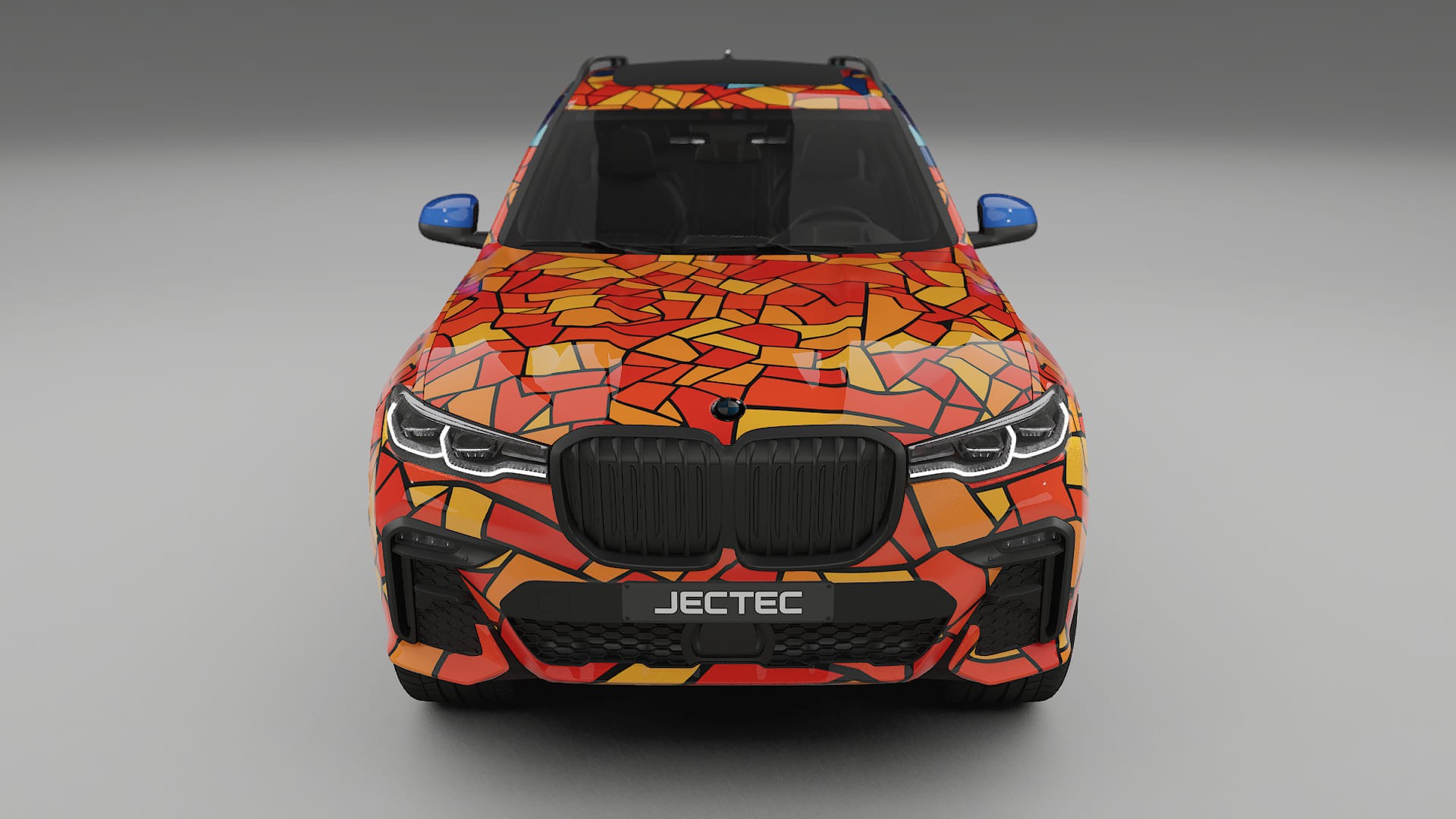 BMW X7 M G07 BARCELONA – Design-Wrap PPF-Kit aus bedruckbarer Polyurethanfolie