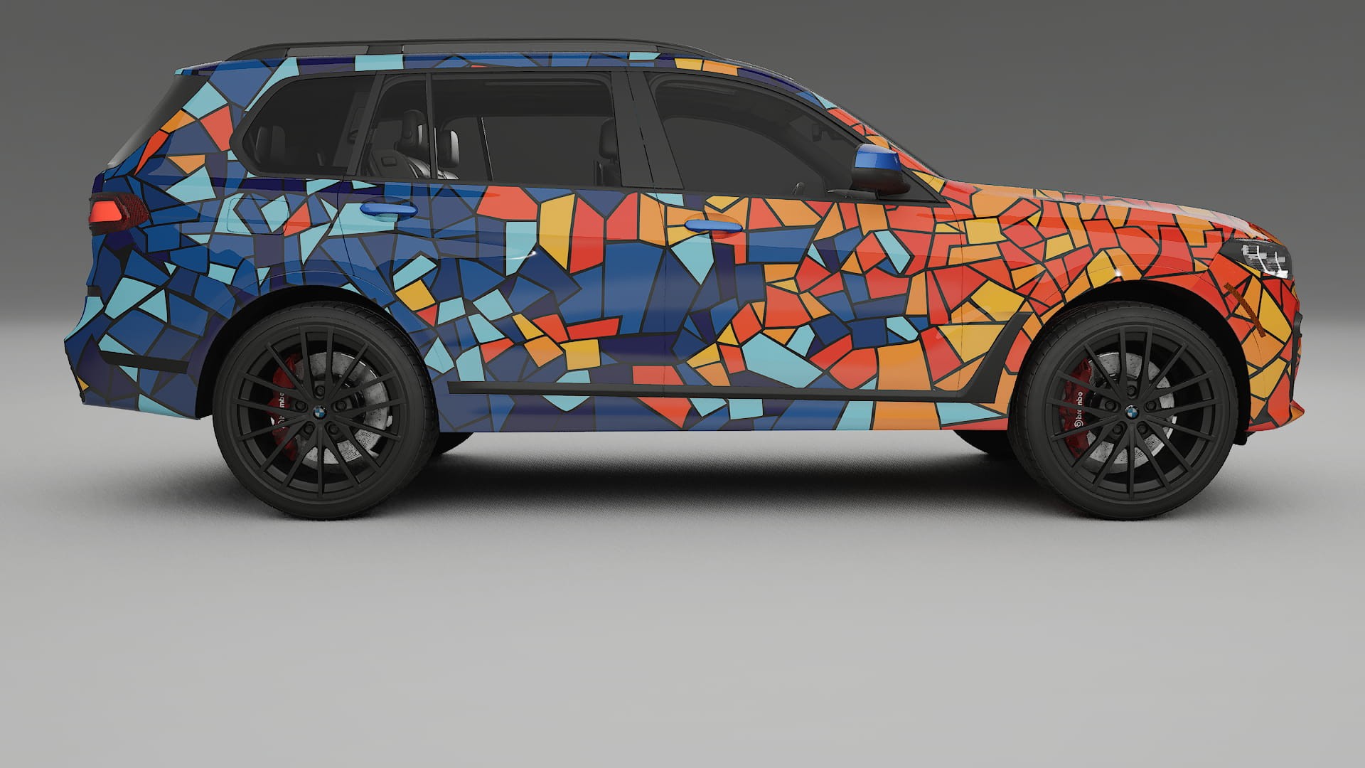 BMW X7 M G07 BARCELONA Designed Wrap PPF Kit – Printable Polyurethane Film