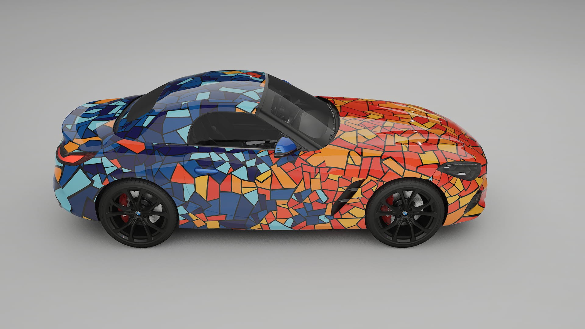 BMW Z4 G29 BARCELONA – Design-Wrap PPF-Kit aus bedruckbarer Polyurethanfolie