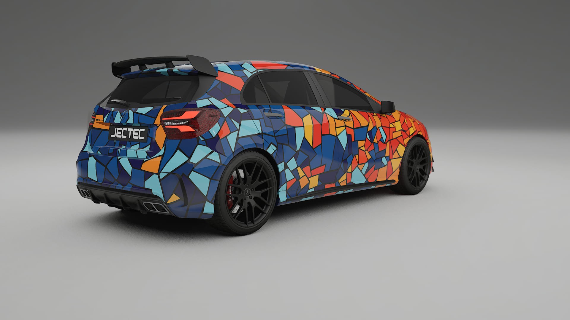 Mercedes A45 AMG W176 BARCELONA Designed Wrap PPF Kit – Printable Polyurethane Film