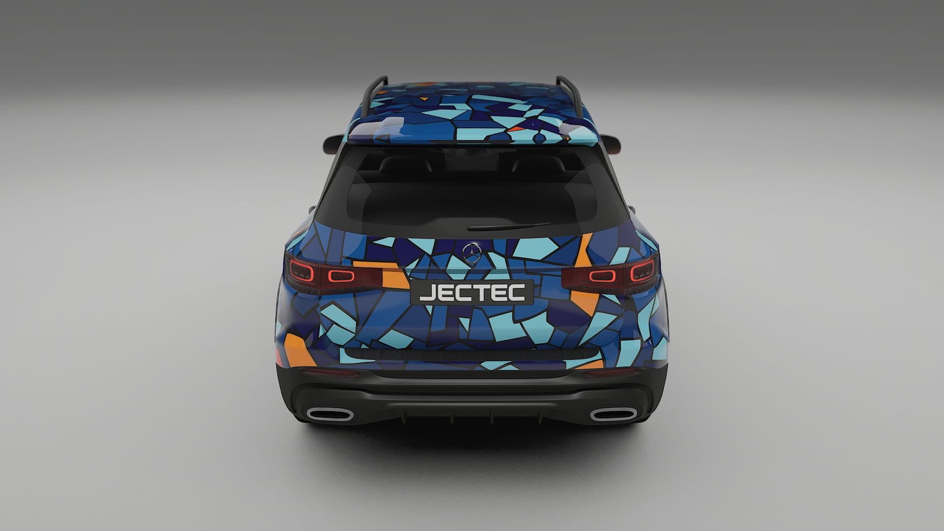 Mercedes AMG GLB BARCELONA Designed Wrap PPF Kit – Printable Polyurethane Film