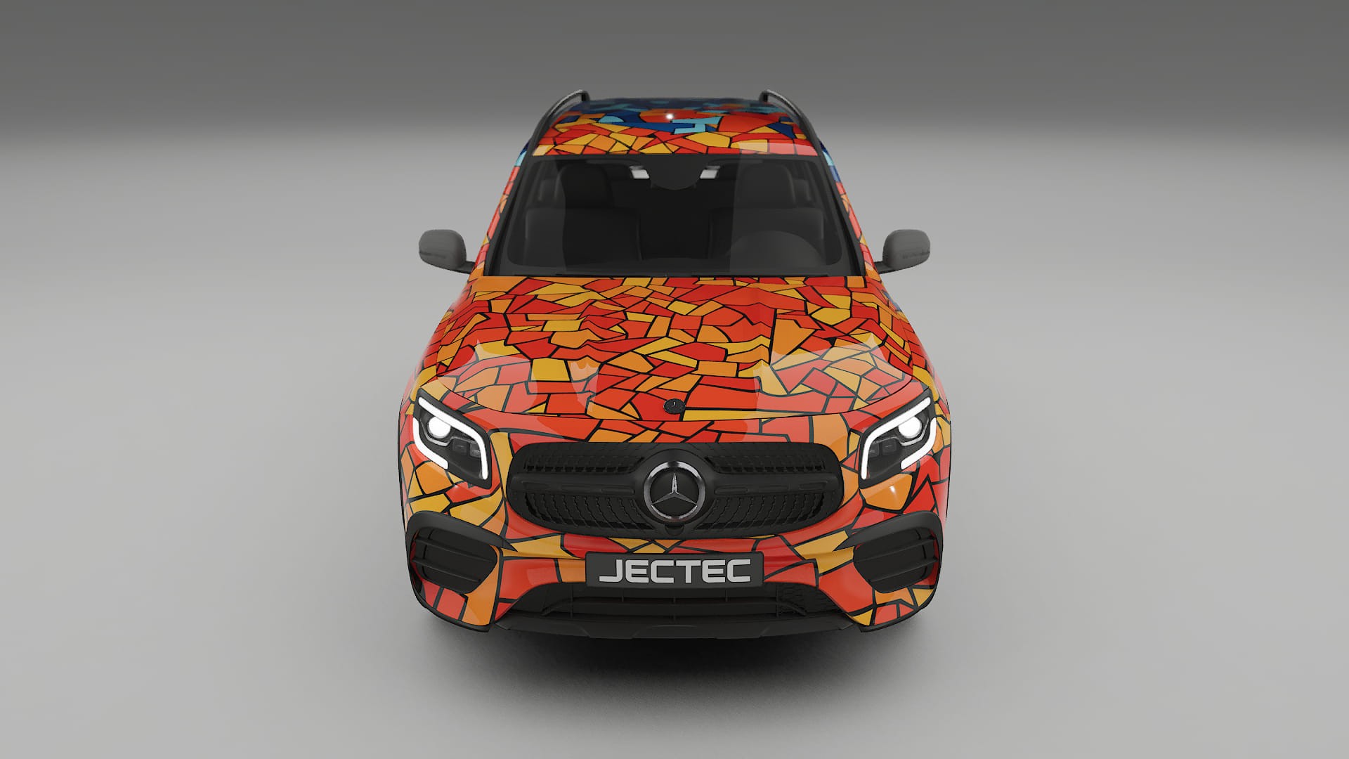 Mercedes AMG GLB BARCELONA Designed Wrap PPF Kit – Printable Polyurethane Film