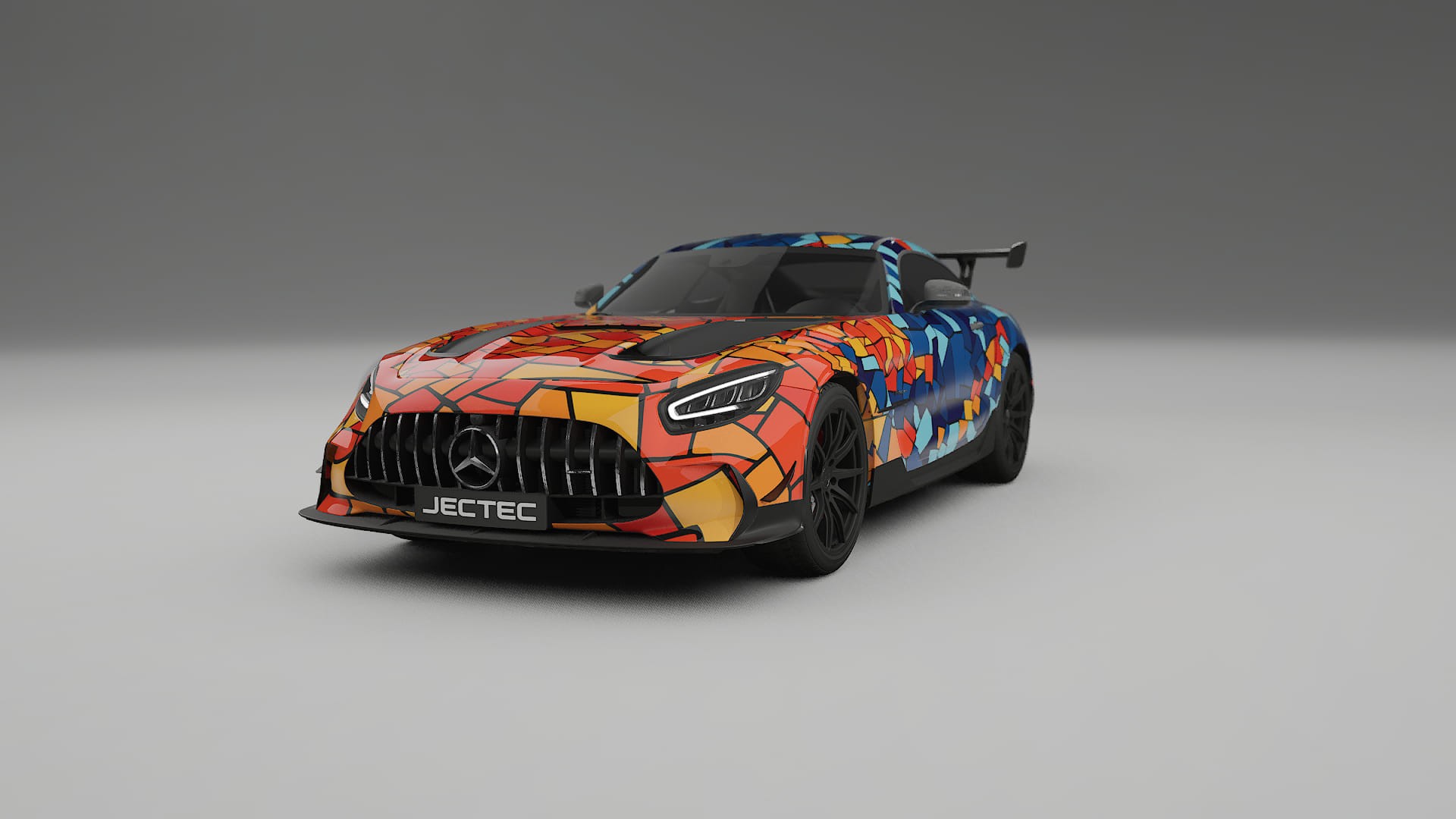 Mercedes AMG GT Black Series C192 Coupe BARCELONA Designed Wrap PPF Kit – Printable Polyurethane Film