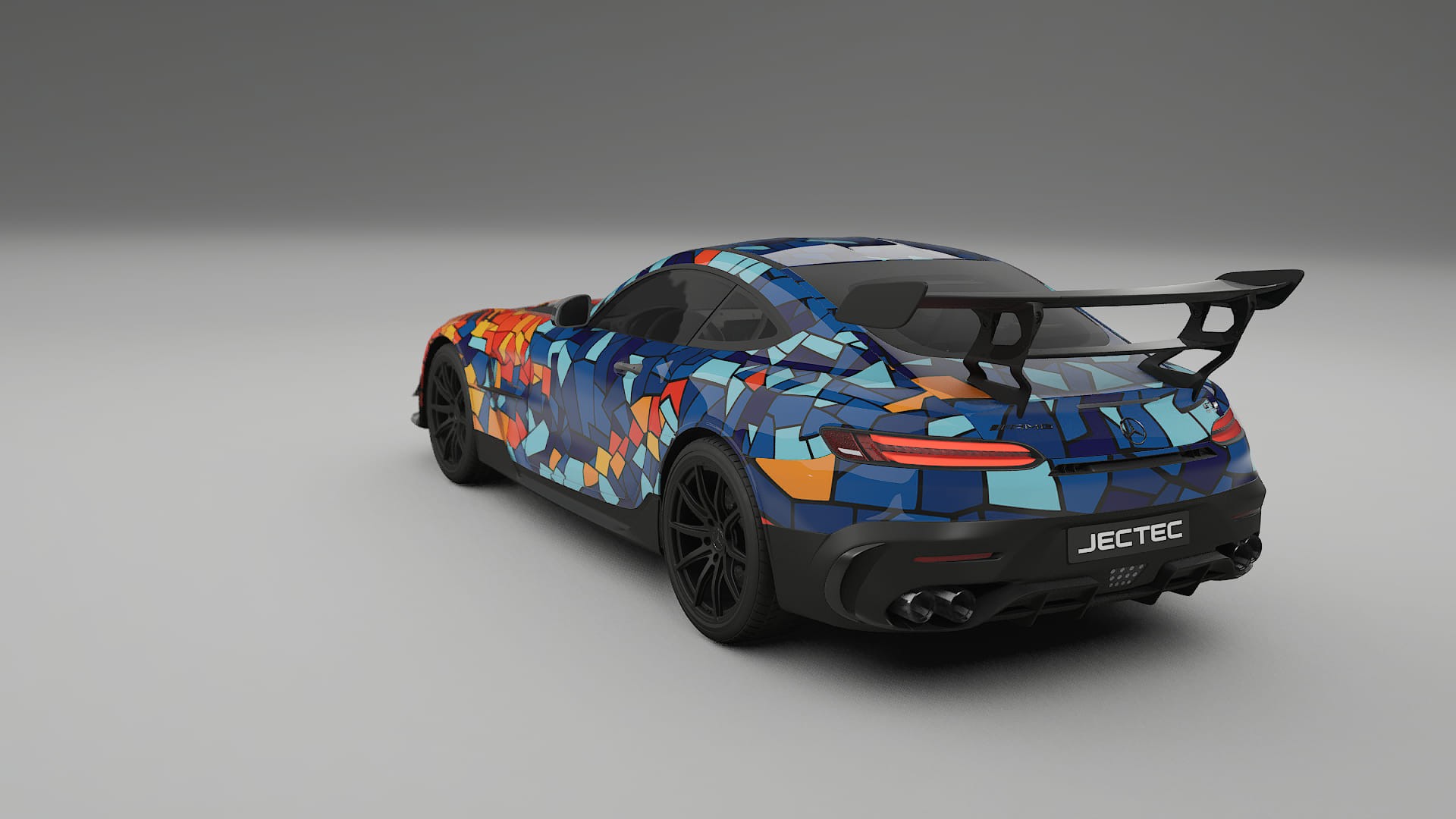 Mercedes AMG GT Black Series C192 Coupe BARCELONA Designed Wrap PPF Kit – Printable Polyurethane Film