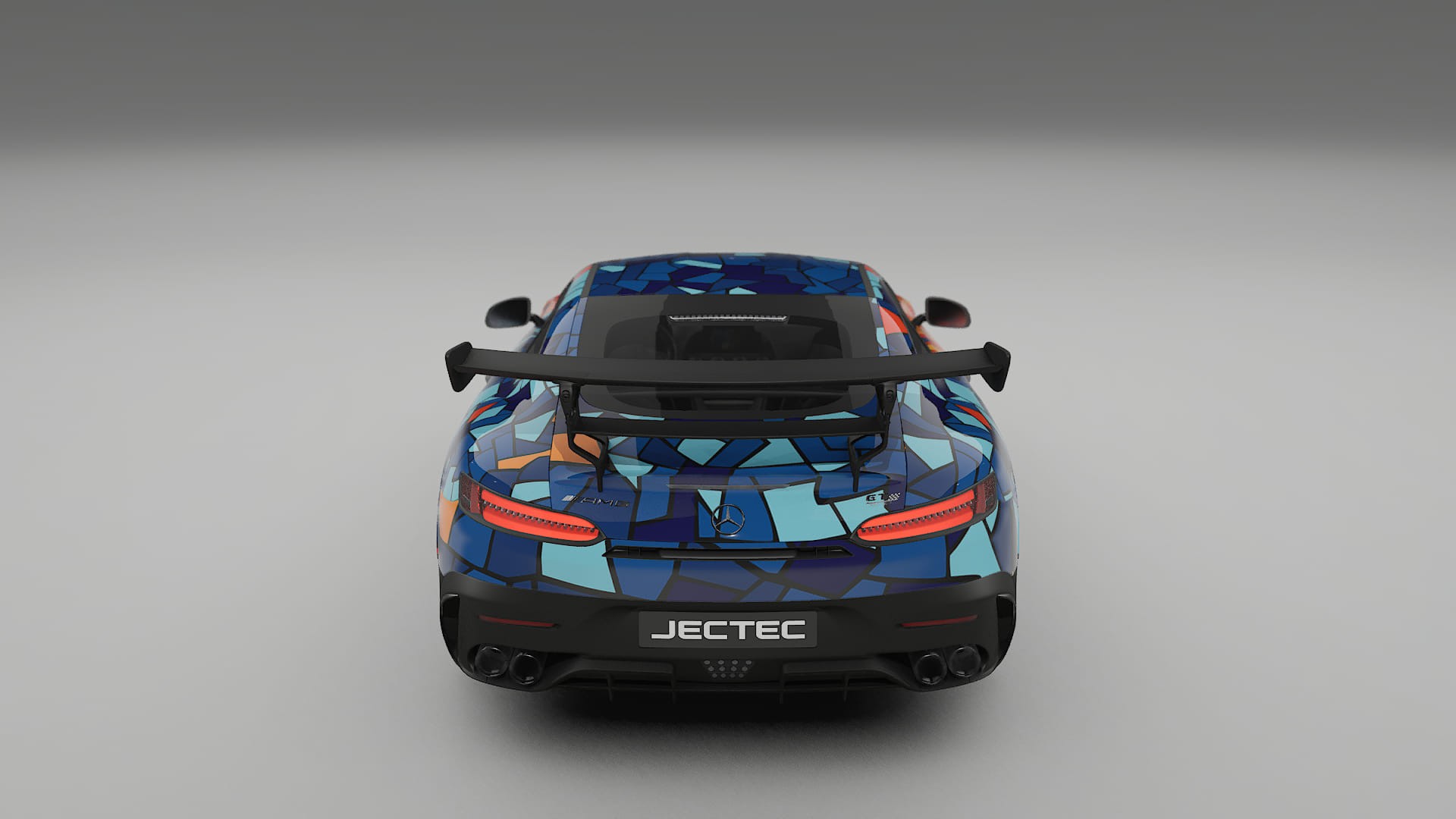 Mercedes AMG GT Black Series C192 Coupe BARCELONA – Design-Wrap PPF-Kit aus bedruckbarer Polyurethanfolie