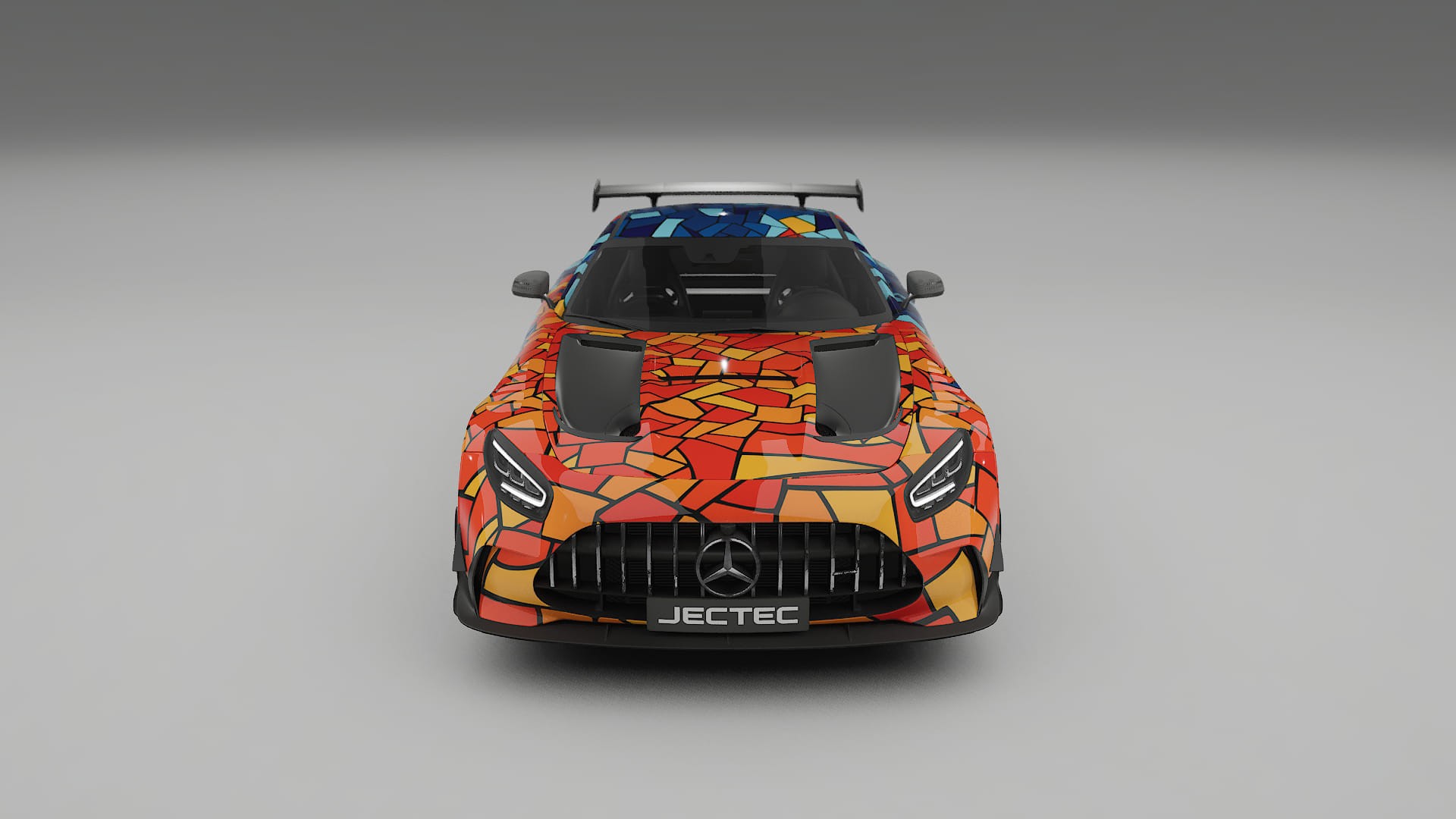 Mercedes AMG GT Black Series C192 Coupe BARCELONA Designed Wrap PPF Kit – Printable Polyurethane Film