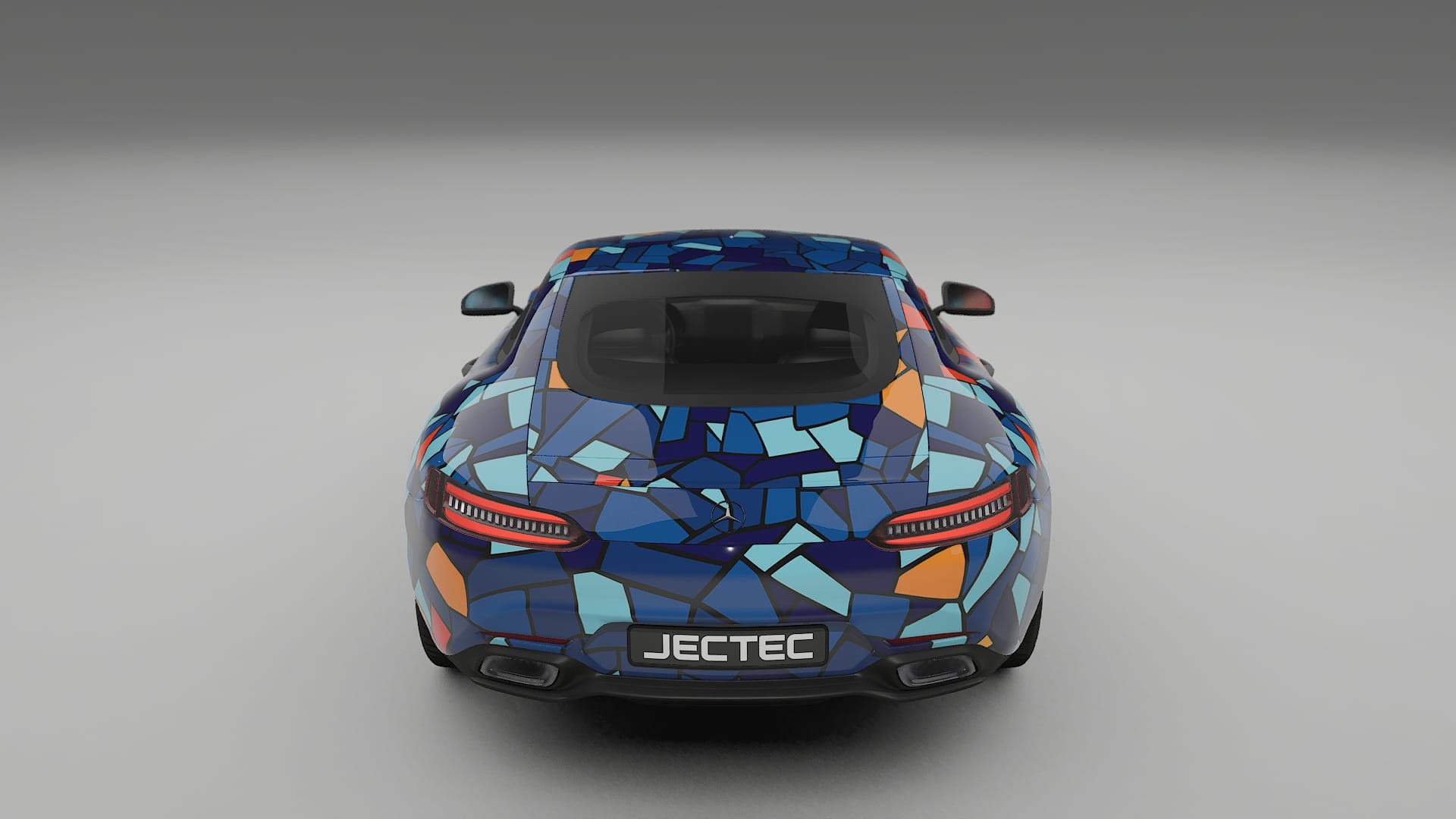 Mercedes AMG GT C190 Coupe BARCELONA – Design-Wrap PPF-Kit aus bedruckbarer Polyurethanfolie