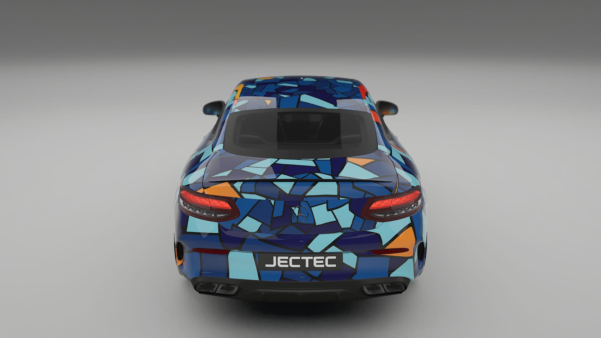 Mercedes C63 AMG W205 Coupe BARCELONA Designed Wrap PPF Kit – Printable Polyurethane Film