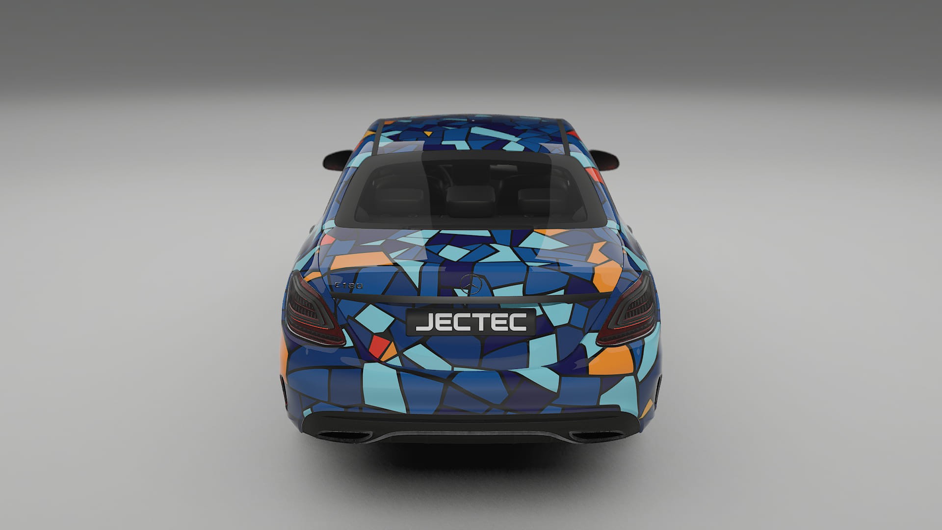 Mercedes C-class W205 AMG sedan BARCELONA Designed Wrap PPF Kit – Printable Polyurethane Film