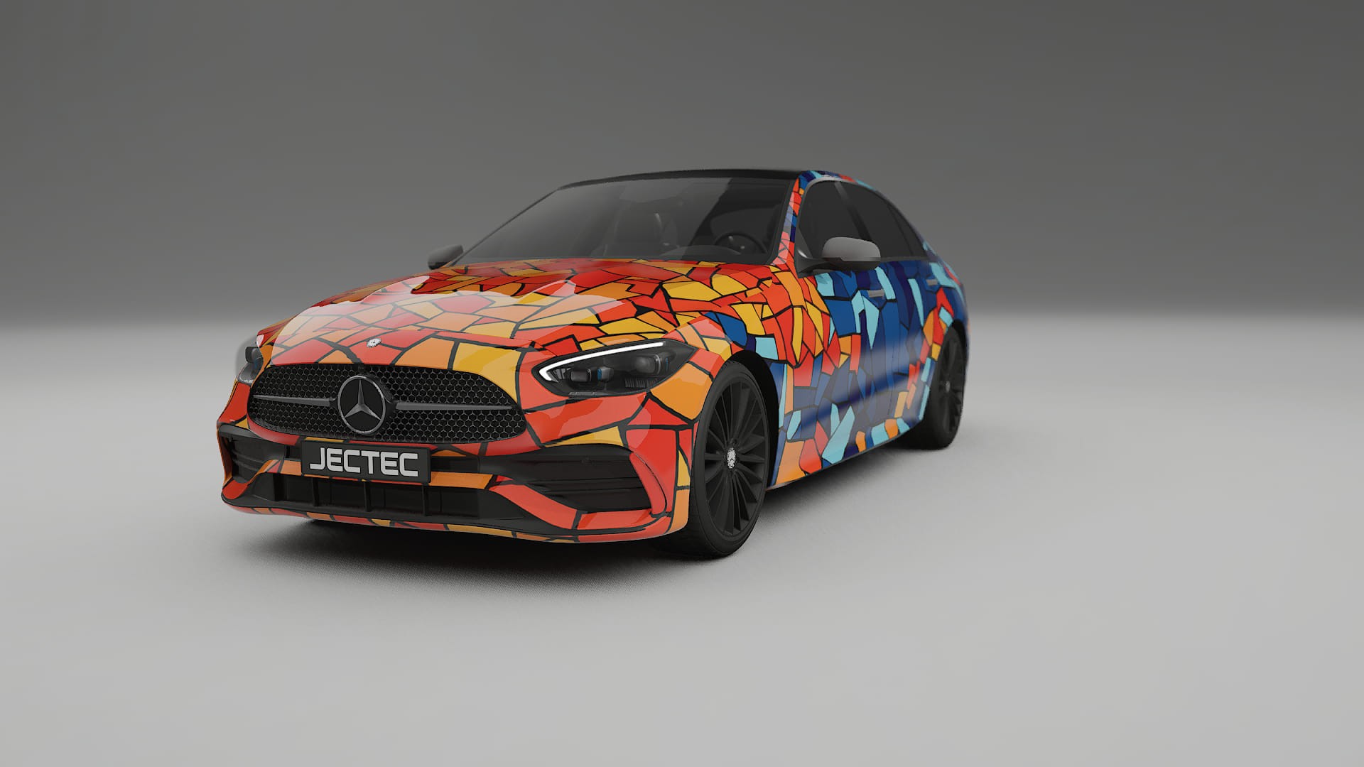 Mercedes C-class W206 BARCELONA – Design-Wrap PPF-Kit aus bedruckbarer Polyurethanfolie