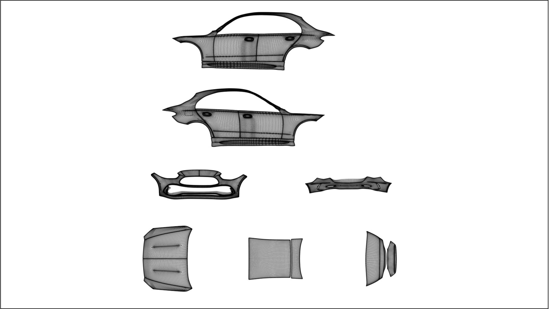Mercedes C-class W206 BARCELONA Designed Wrap PPF Kit – Printable Polyurethane Film