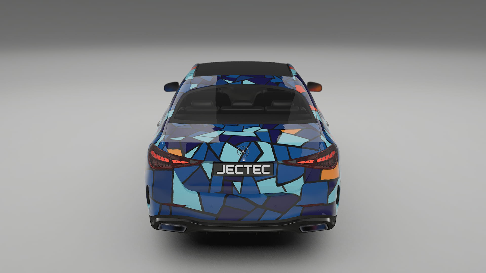 Mercedes C-class W206 BARCELONA – Design-Wrap PPF-Kit aus bedruckbarer Polyurethanfolie