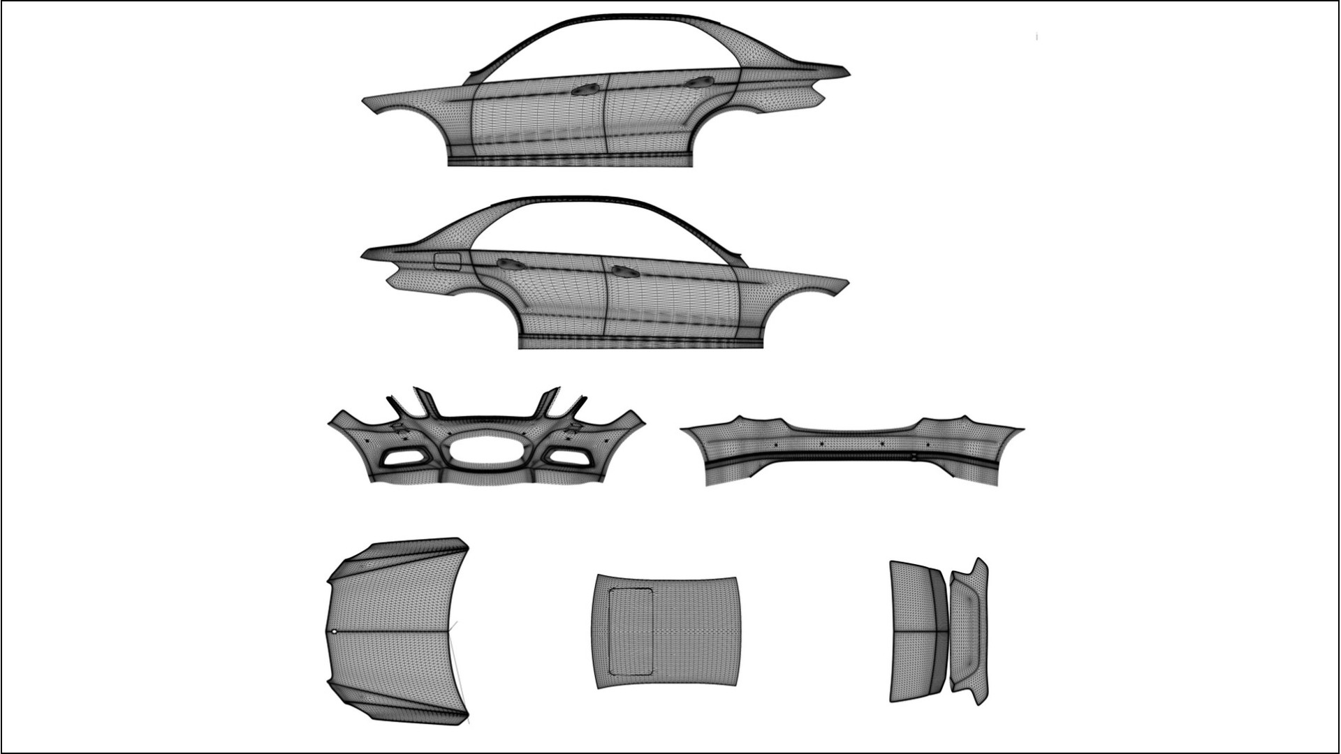 Mercedes E-class Sedan W212 Prefacelift pre-LCI BARCELONA Designed Wrap PPF Kit – Printable Polyurethane Film