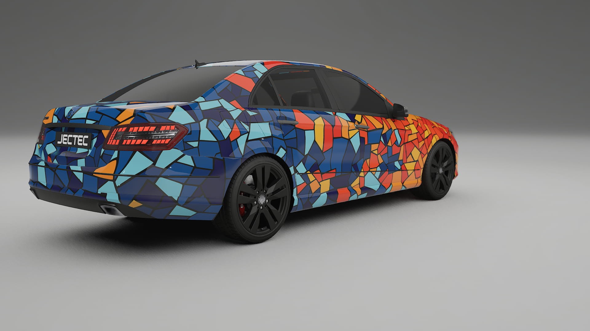 Mercedes E-class Sedan W212 Prefacelift pre-LCI BARCELONA Designed Wrap PPF Kit – Printable Polyurethane Film