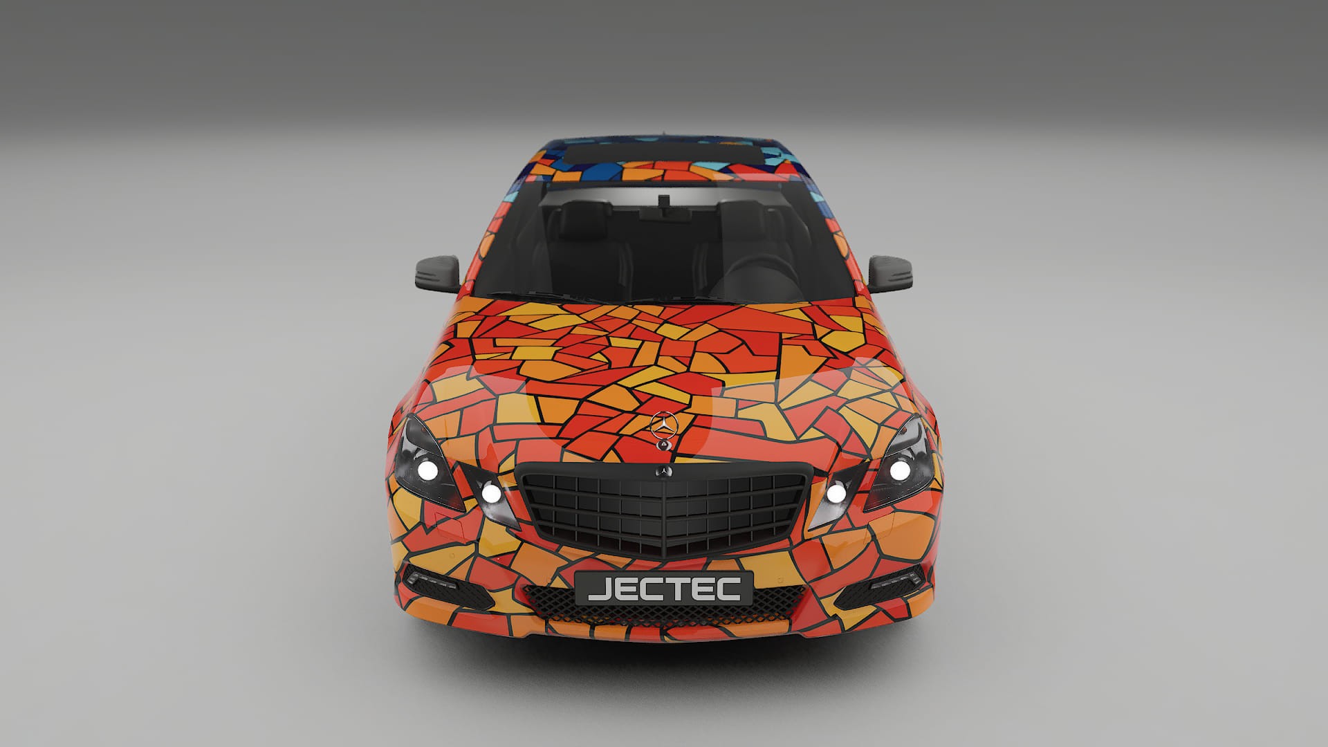 Mercedes E-class Sedan W212 Prefacelift pre-LCI BARCELONA Designed Wrap PPF Kit – Printable Polyurethane Film