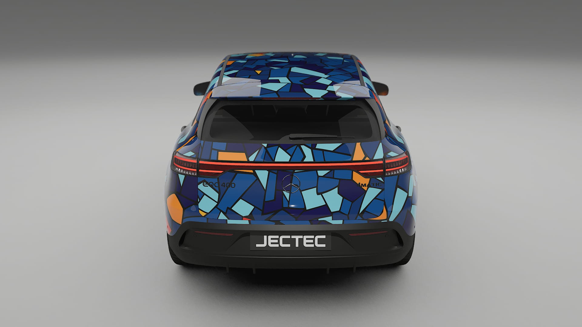 Mercedes EQC AMG BARCELONA – Design-Wrap PPF-Kit aus bedruckbarer Polyurethanfolie