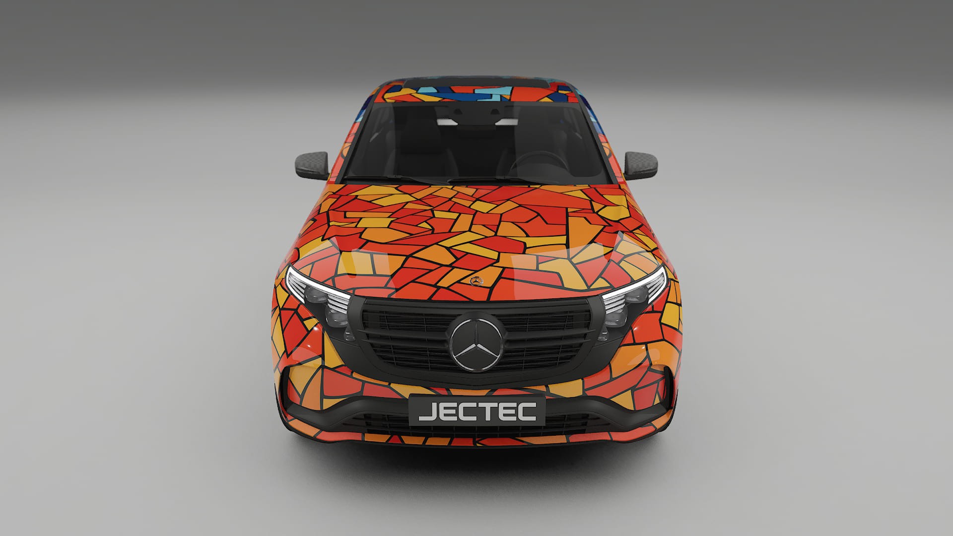 Mercedes EQC AMG BARCELONA Designed Wrap PPF Kit – Printable Polyurethane Film
