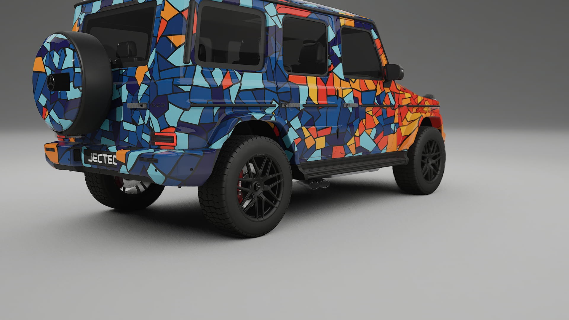 Mercedes G63 AMG W463A BARCELONA Designed Wrap PPF Kit – Printable Polyurethane Film