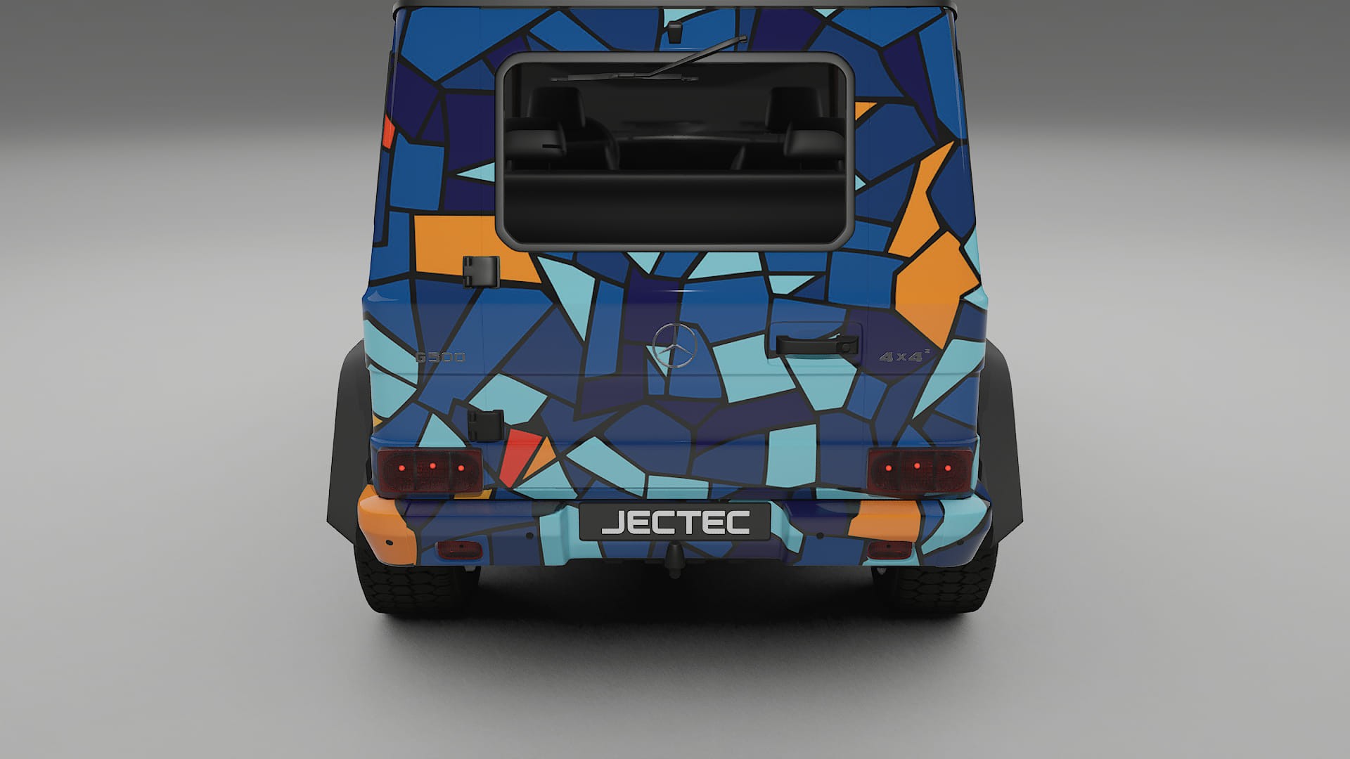 Mercedes G-class 4x4 W463 BARCELONA Designed Wrap PPF Kit – Printable Polyurethane Film