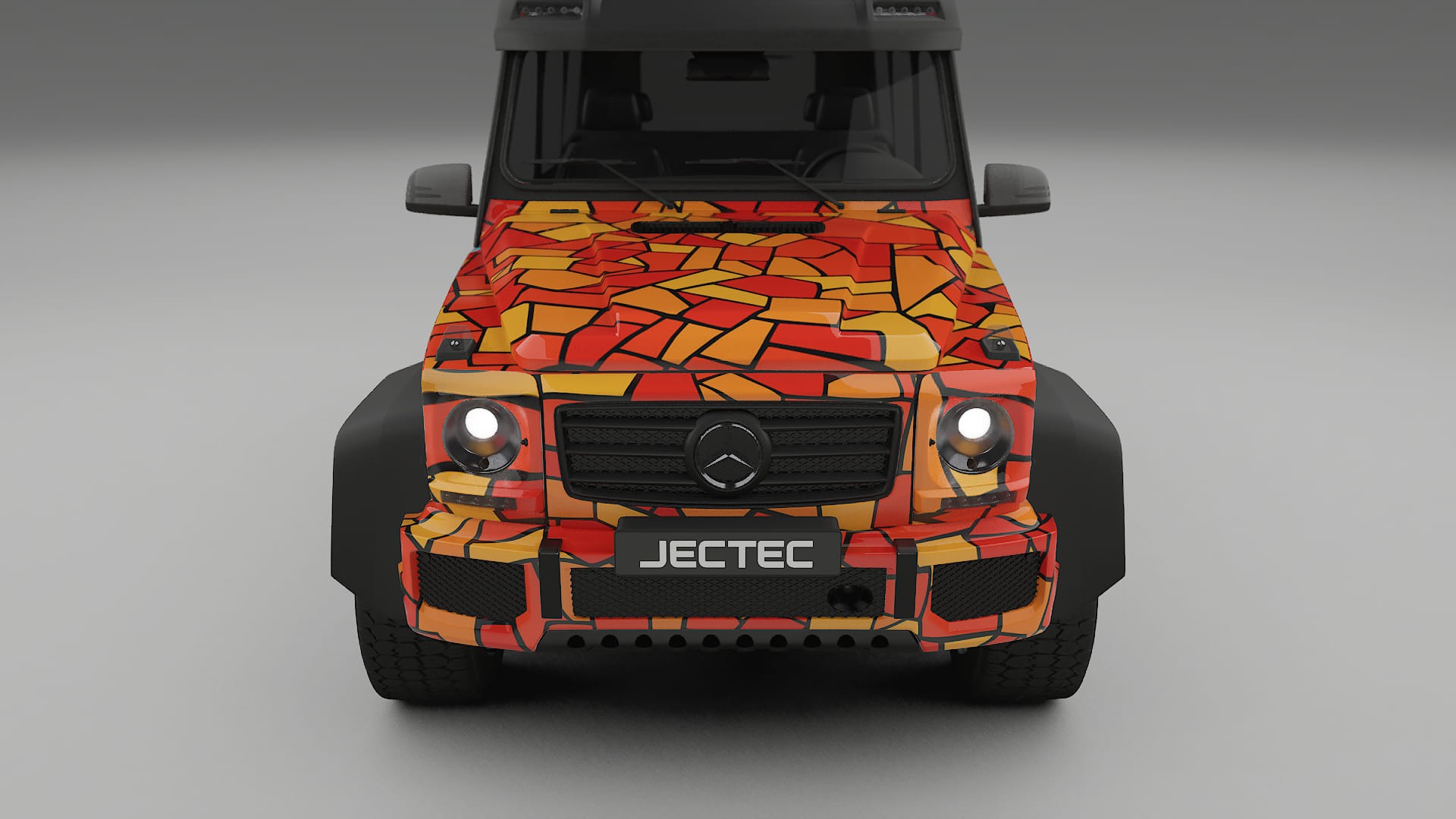Mercedes G-class 4x4 W463 BARCELONA – Design-Wrap PPF-Kit aus bedruckbarer Polyurethanfolie