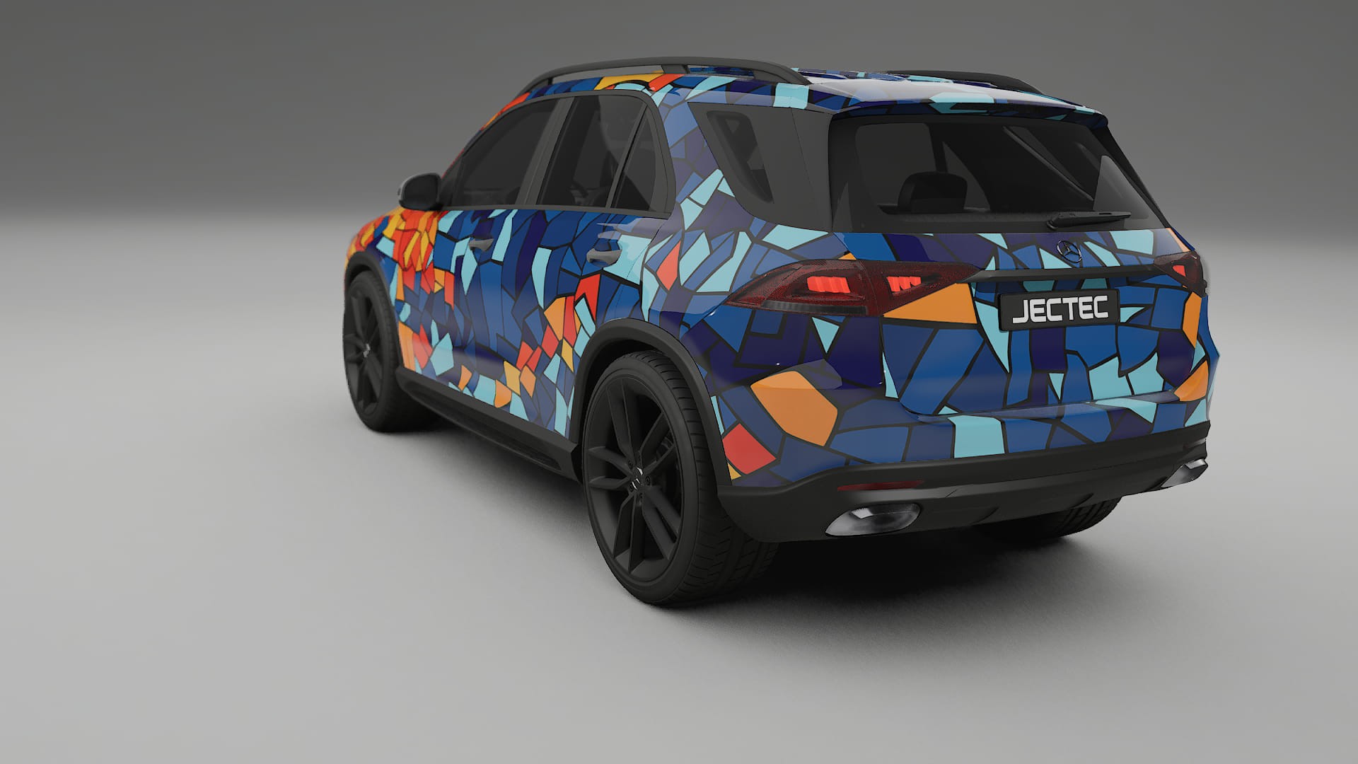 Mercedes GLE W167 BARCELONA Designed Wrap PPF Kit – Printable Polyurethane Film