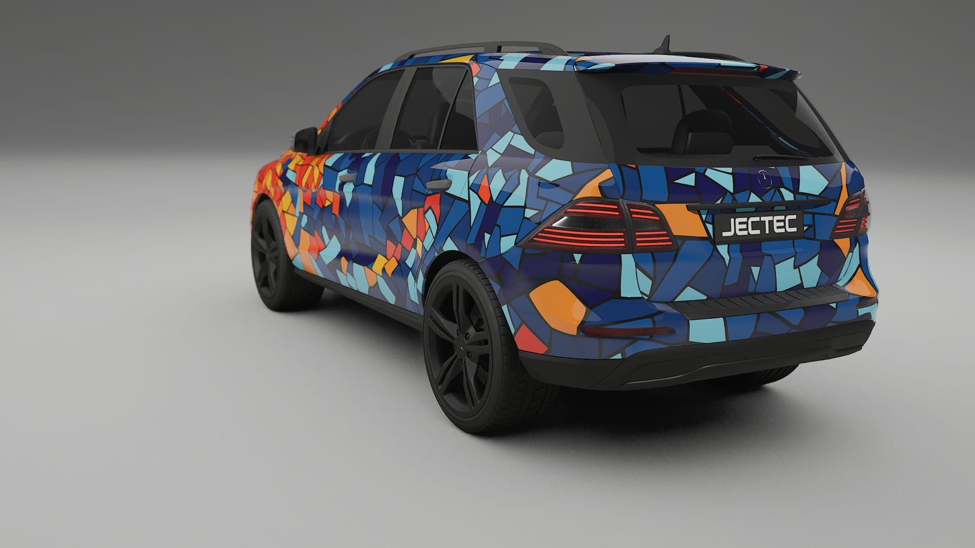 Mercedes M-class W166 BARCELONA Designed Wrap PPF Kit – Printable Polyurethane Film