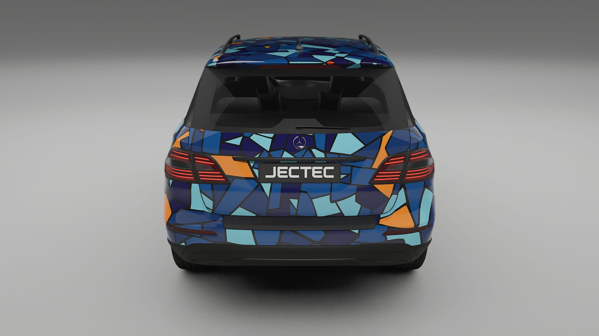 Mercedes M-class W166 BARCELONA – Design-Wrap PPF-Kit aus bedruckbarer Polyurethanfolie