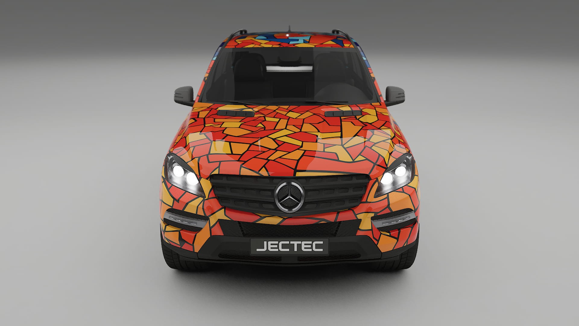 Mercedes M-class W166 BARCELONA Designed Wrap PPF Kit – Printable Polyurethane Film