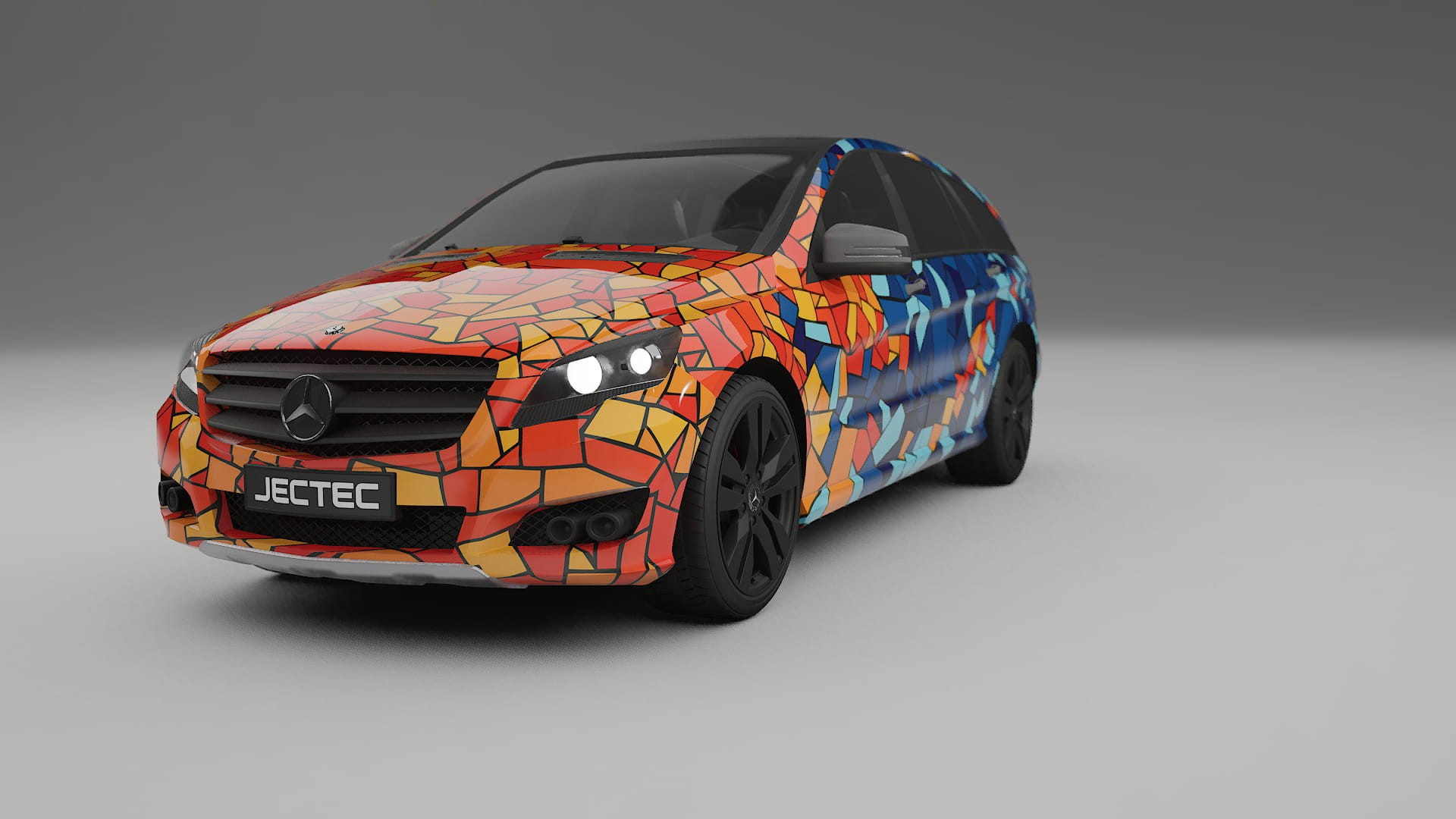 Mercedes R-class W251 facelift LCI BARCELONA Designed Wrap PPF Kit – Printable Polyurethane Film