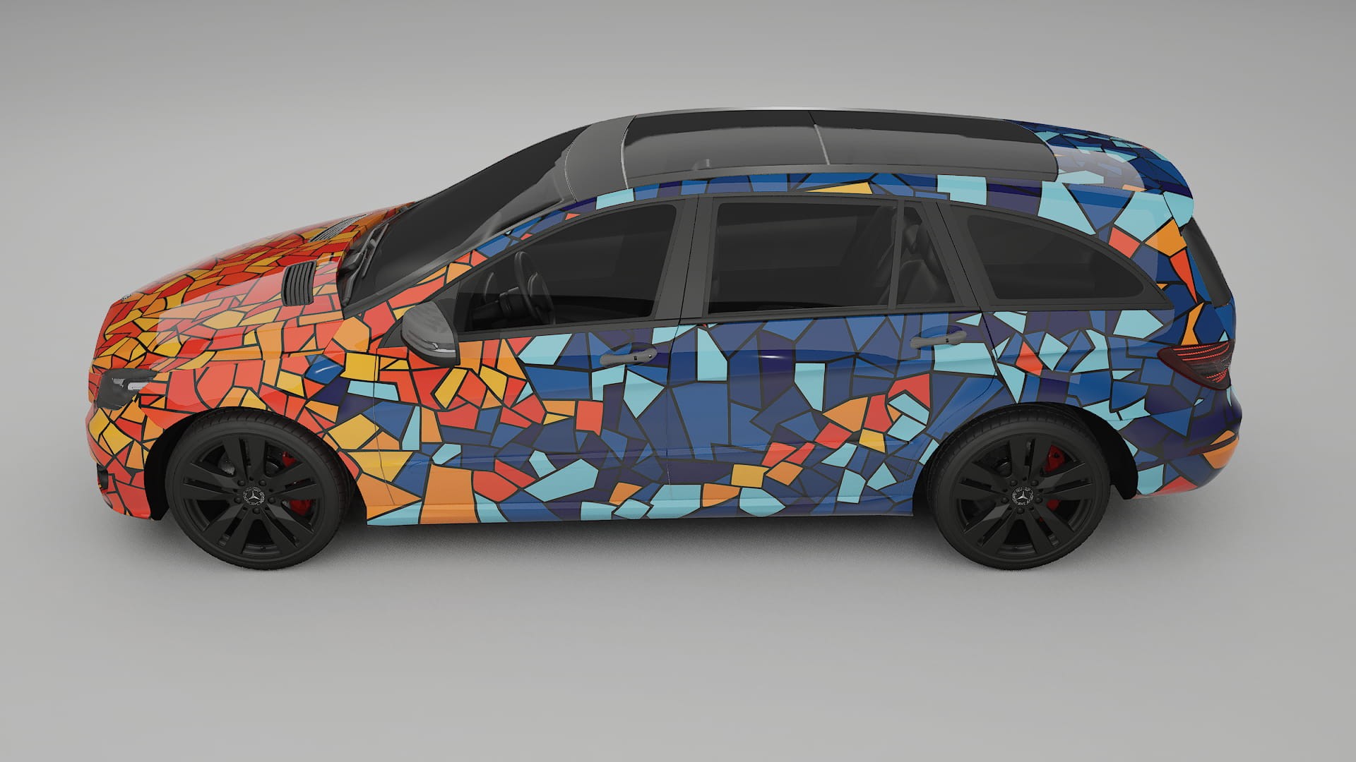 Mercedes R-class W251 facelift LCI BARCELONA Designed Wrap PPF Kit – Printable Polyurethane Film