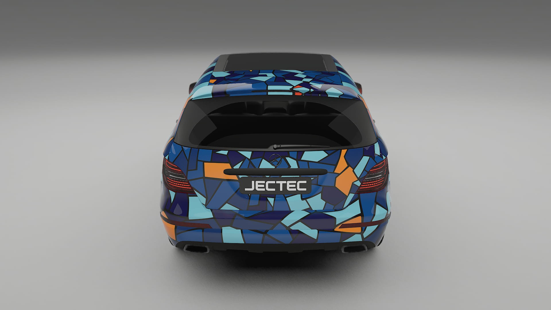 Mercedes R-class W251 facelift LCI BARCELONA Designed Wrap PPF Kit – Printable Polyurethane Film