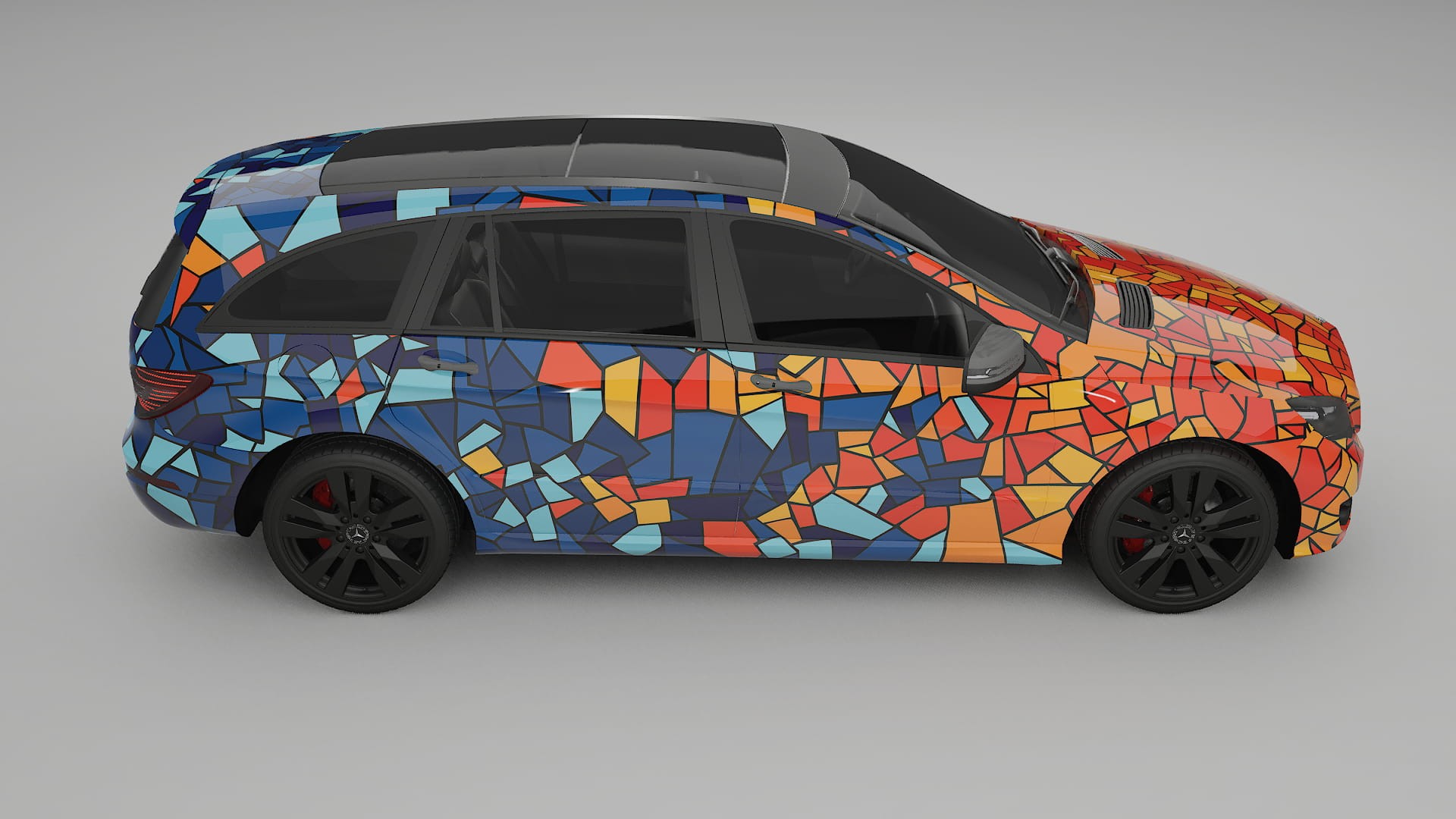 Mercedes R-class W251 facelift LCI BARCELONA Designed Wrap PPF Kit – Printable Polyurethane Film