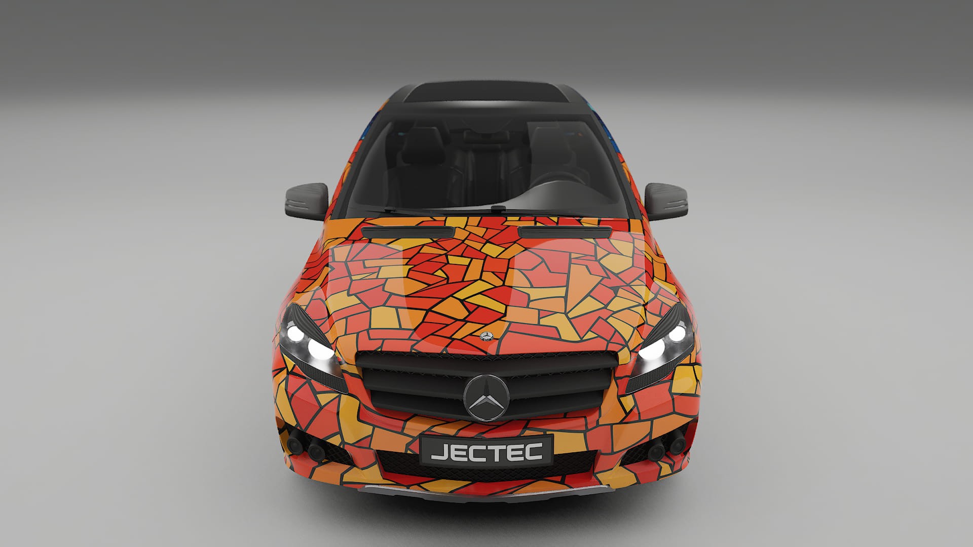 Mercedes R-class W251 facelift LCI BARCELONA – Design-Wrap PPF-Kit aus bedruckbarer Polyurethanfolie