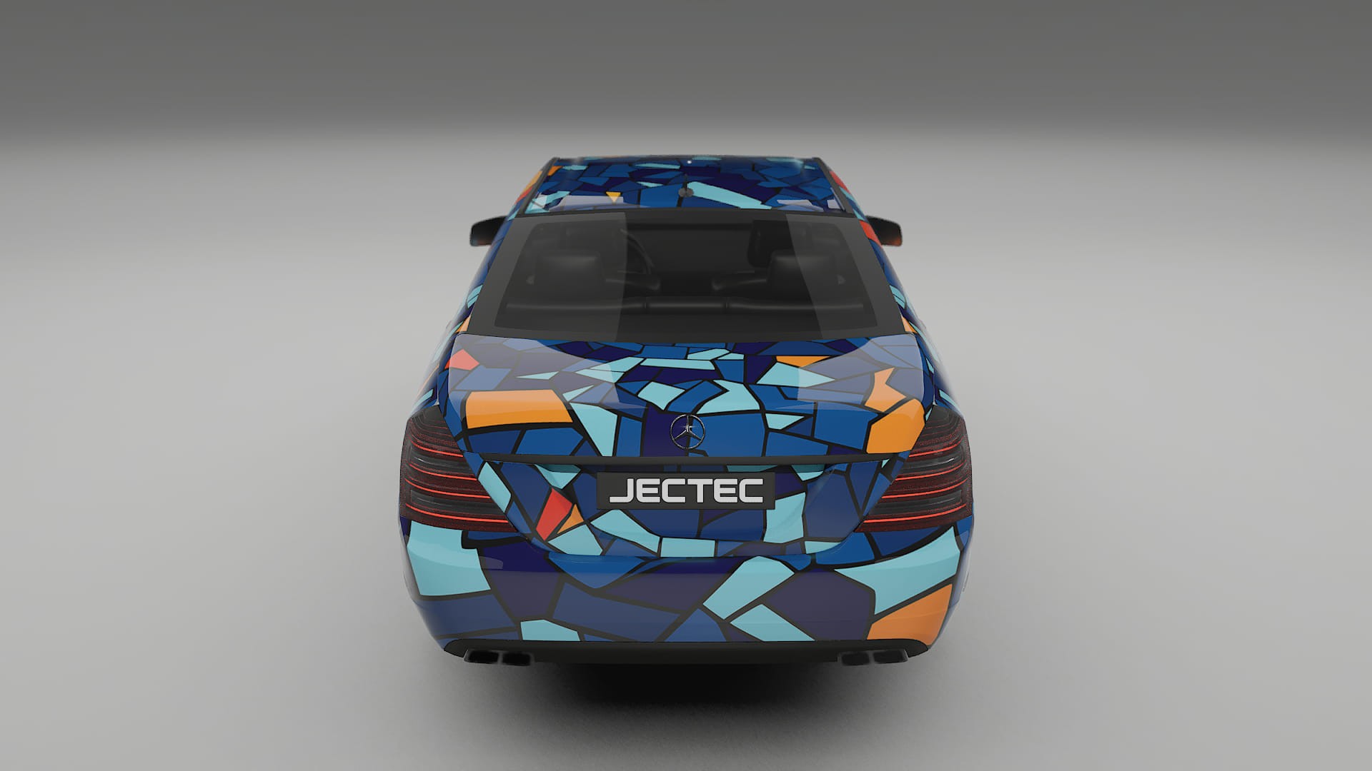 Mercedes S-class W221 facelift LCI BARCELONA Designed Wrap PPF Kit – Printable Polyurethane Film