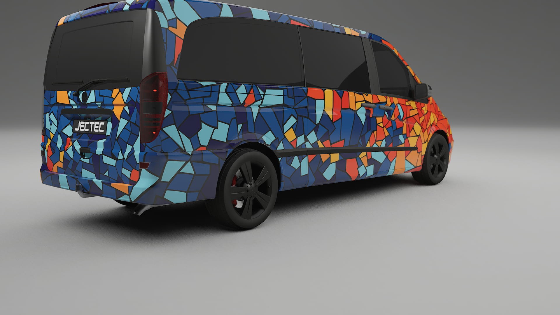 Mercedes Viano Extralong W439 Facelift LCI BARCELONA Designed Wrap PPF Kit – Printable Polyurethane Film