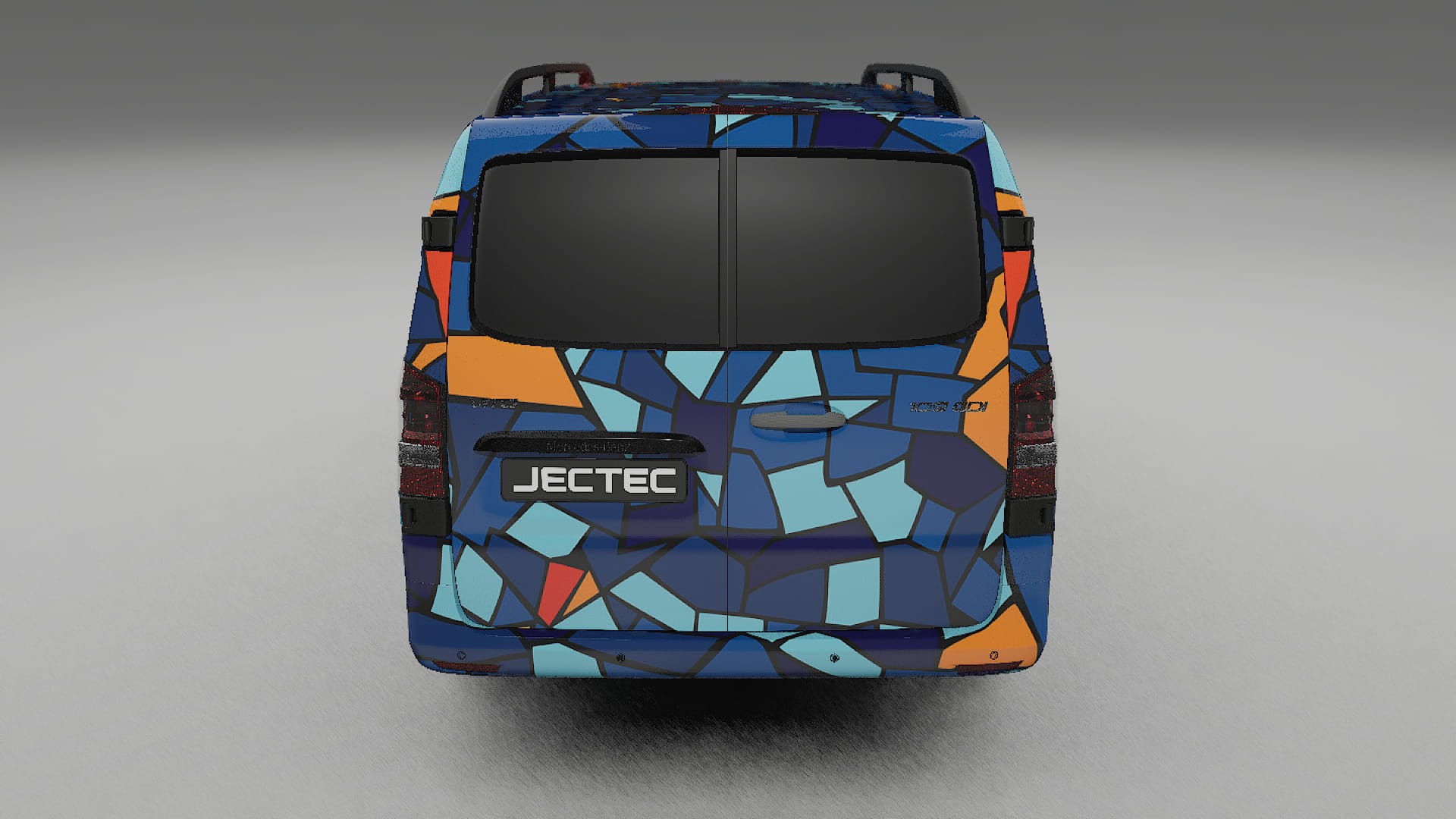 Mercedes Vito Short W447 prefacelift pre-LCI BARCELONA Designed Wrap PPF Kit – Printable Polyurethane Film