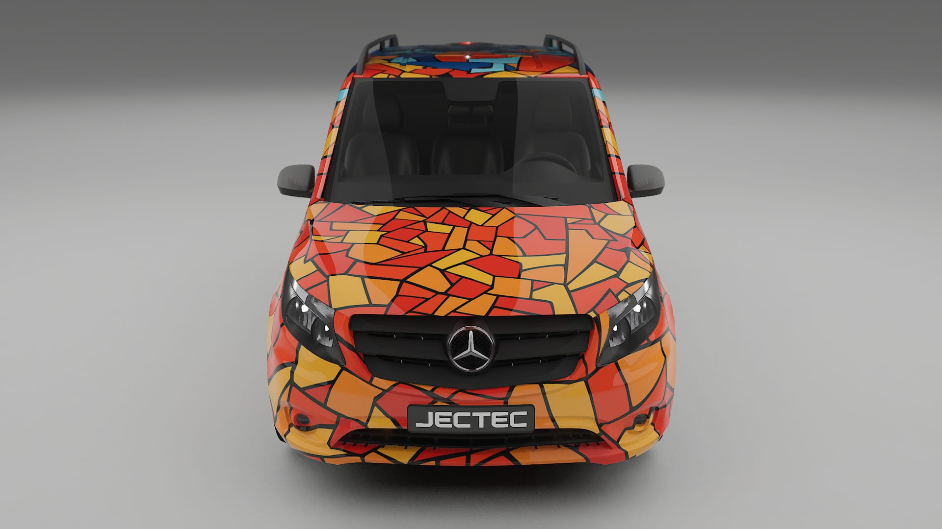 Mercedes Vito Short W447 prefacelift pre-LCI BARCELONA Designed Wrap PPF Kit – Printable Polyurethane Film