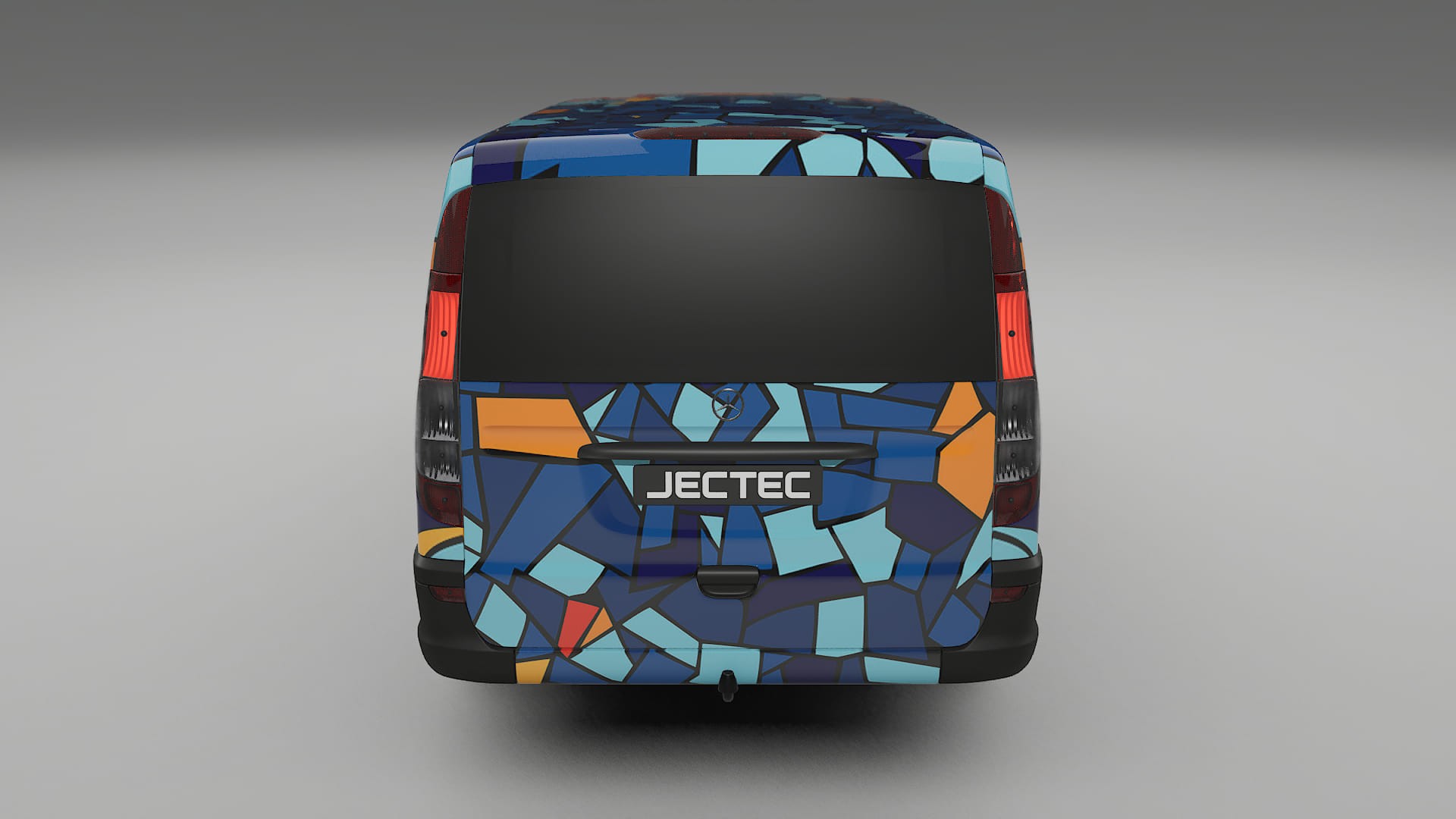 Mercedes Vito Short W639 facelift LCI BARCELONA Designed Wrap PPF Kit – Printable Polyurethane Film