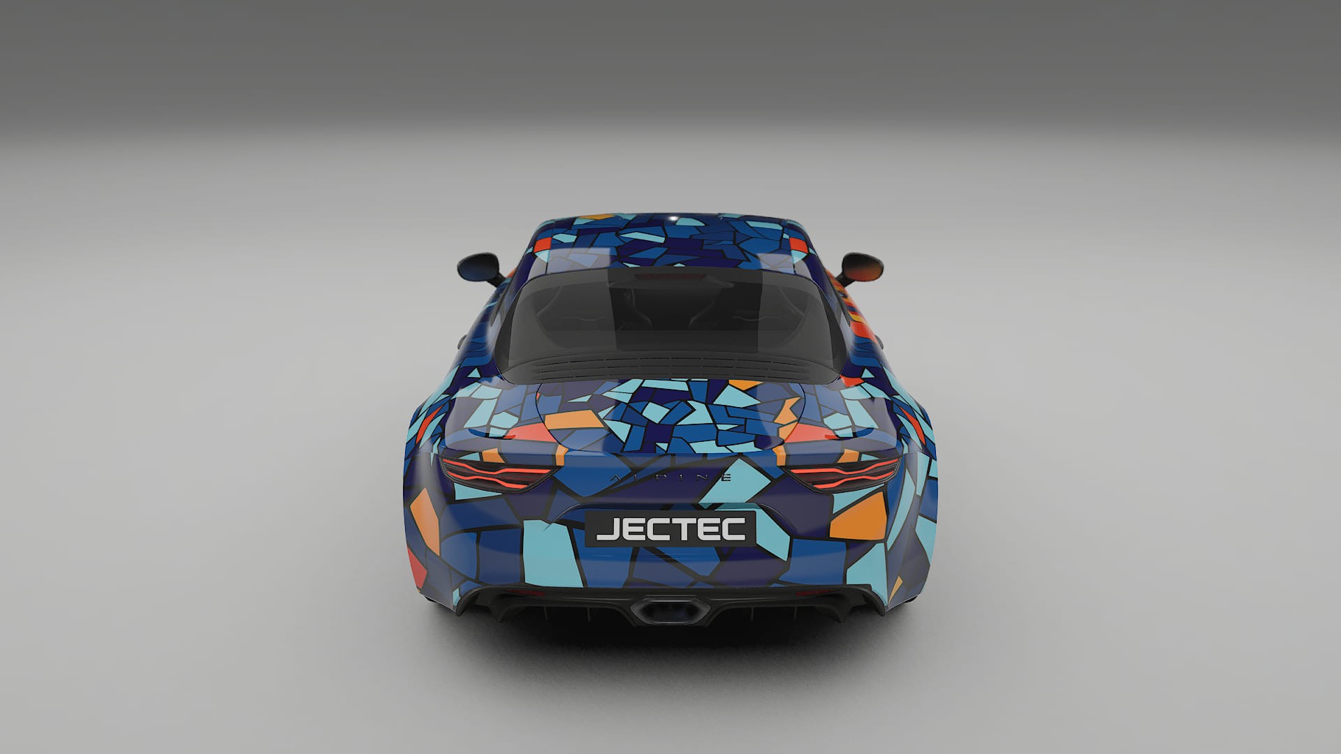Renault Alpine A110 BARCELONA – Design-Wrap PPF-Kit aus bedruckbarer Polyurethanfolie