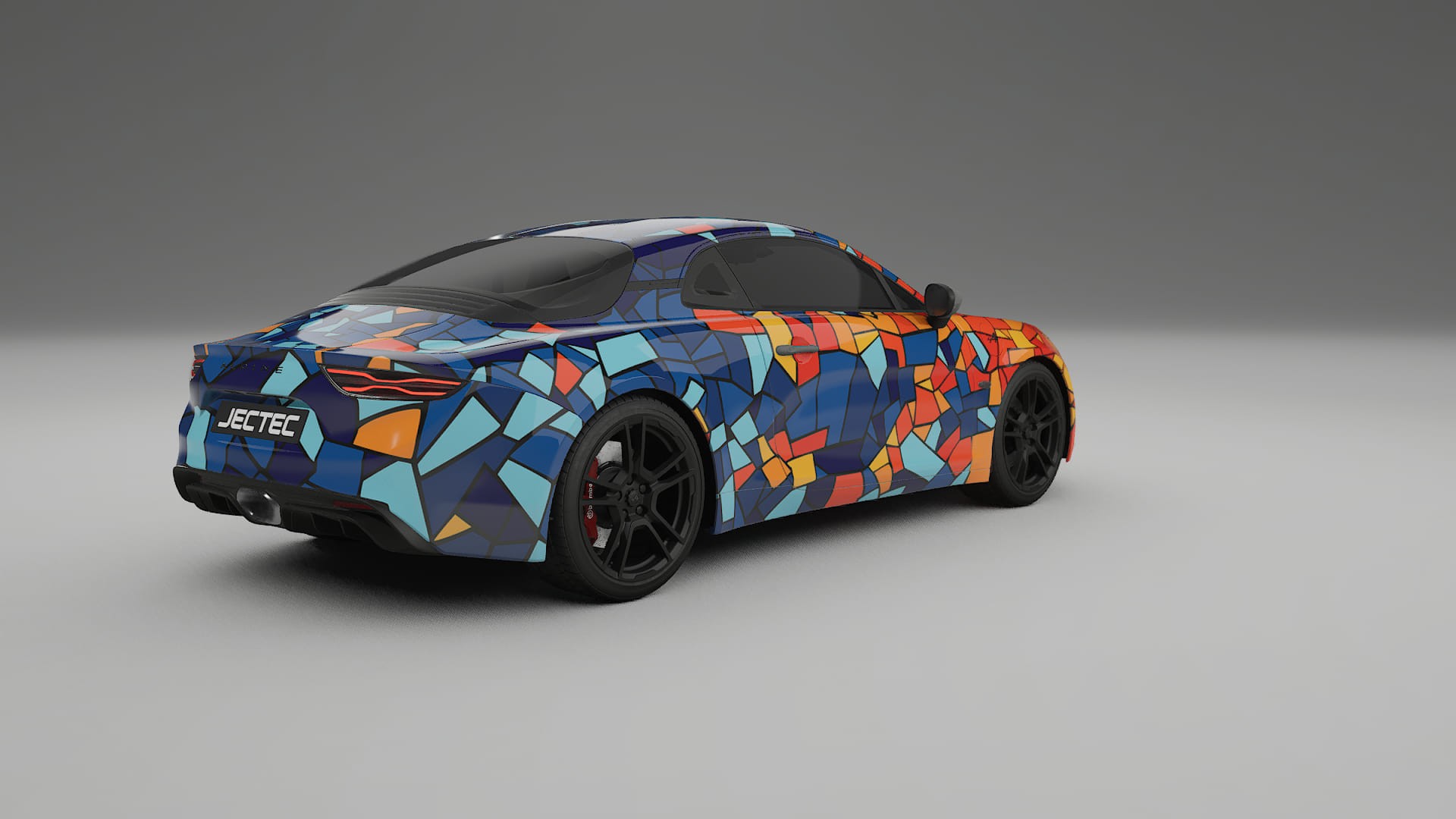 Renault Alpine A110 BARCELONA – Design-Wrap PPF-Kit aus bedruckbarer Polyurethanfolie