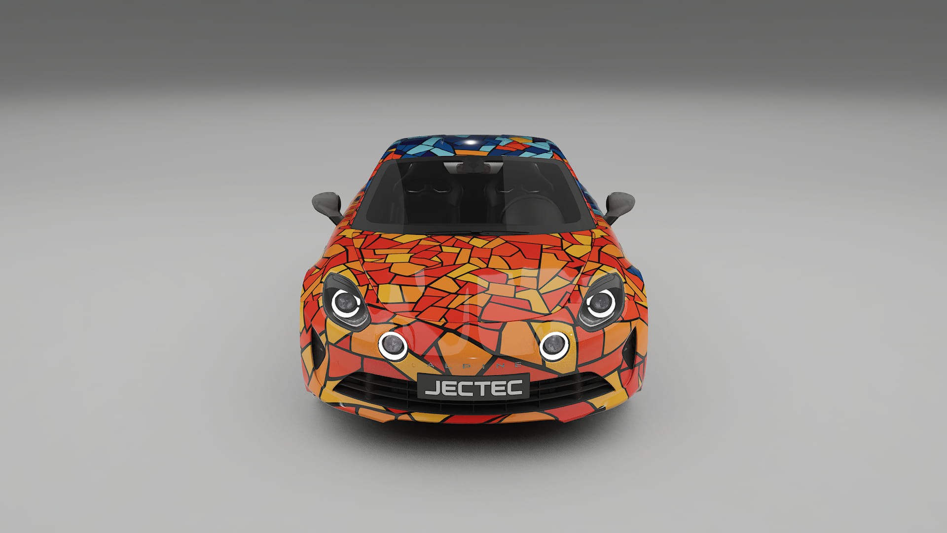 Renault Alpine A110 BARCELONA Designed Wrap PPF Kit – Printable Polyurethane Film