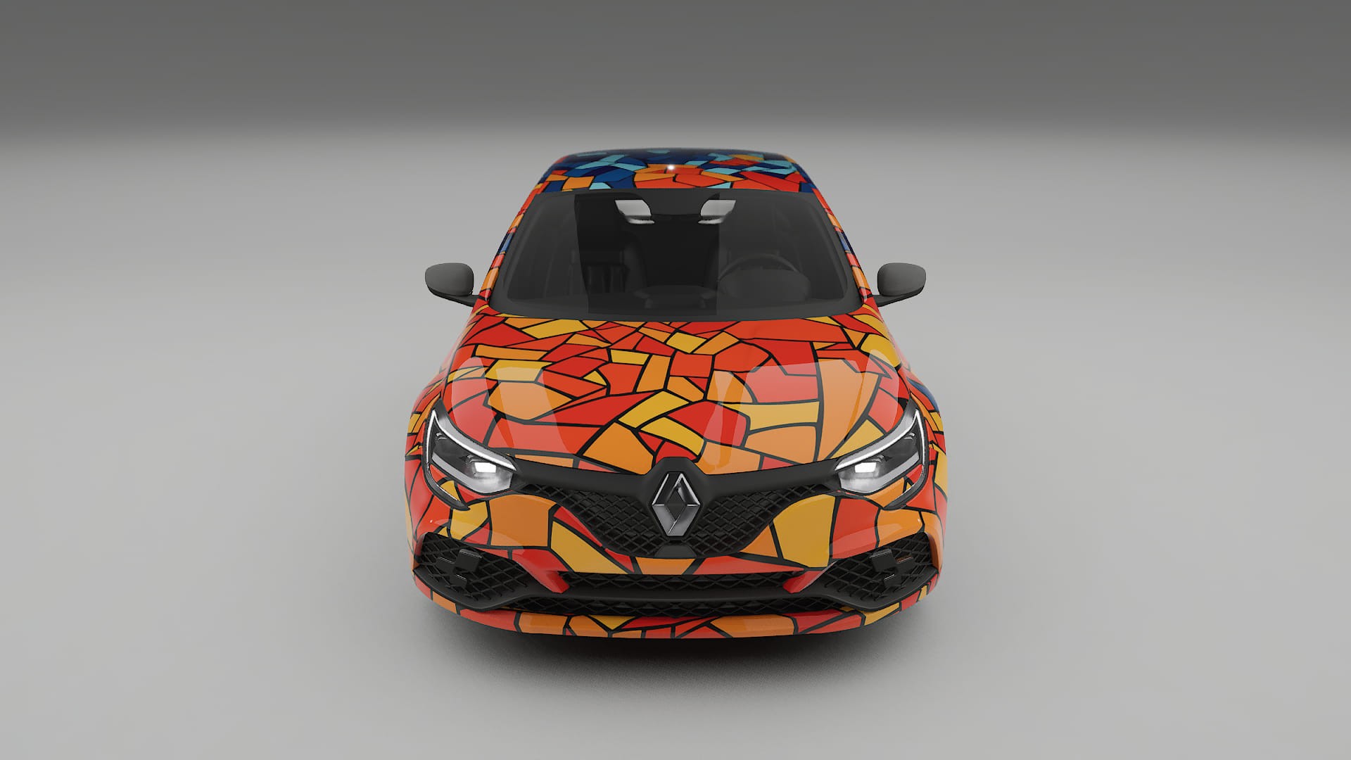 Renault Megane RS IV BARCELONA – Design-Wrap PPF-Kit aus bedruckbarer Polyurethanfolie