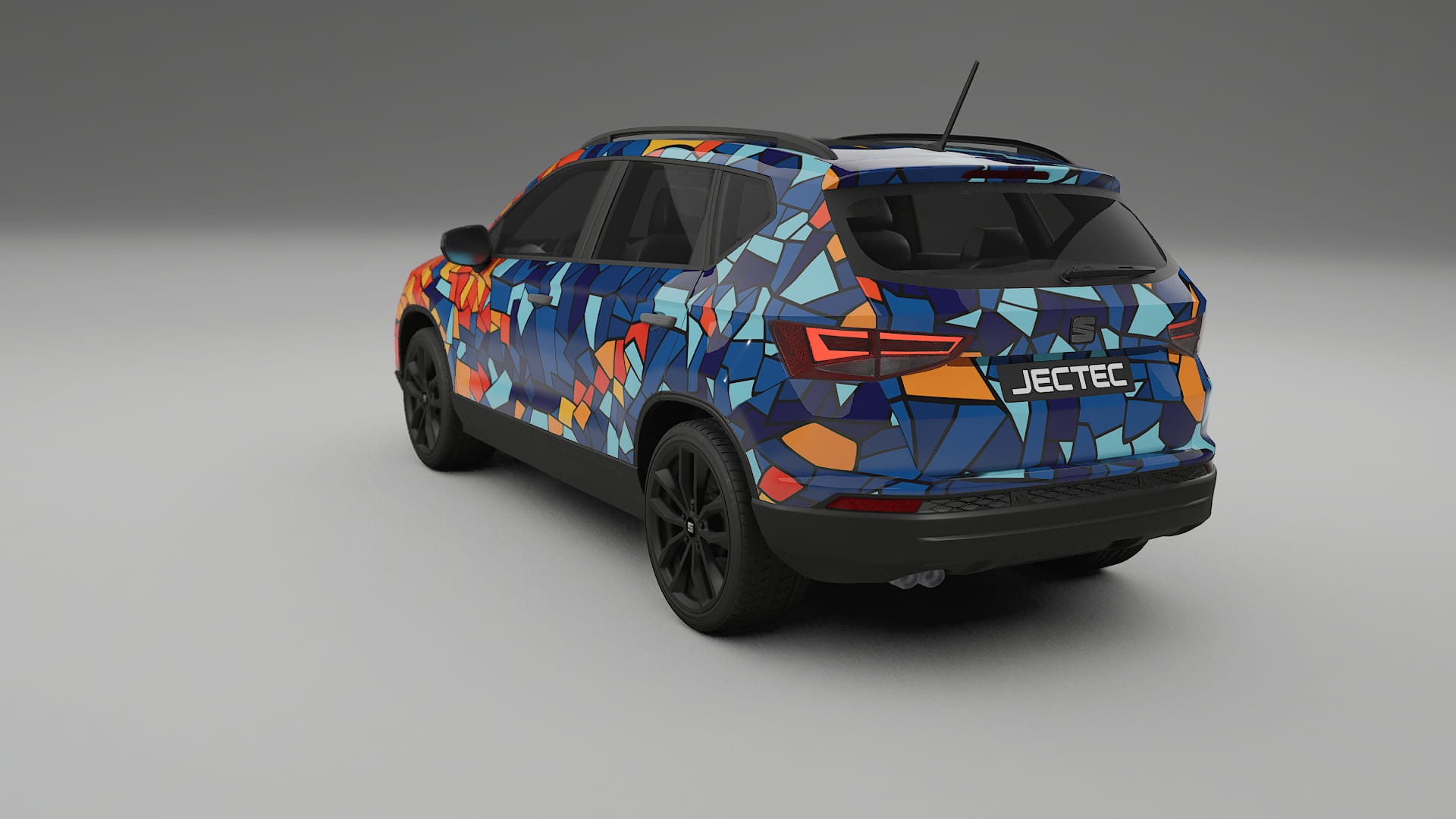 Seat Ateca KH7 BARCELONA Designed Wrap PPF Kit – Printable Polyurethane Film