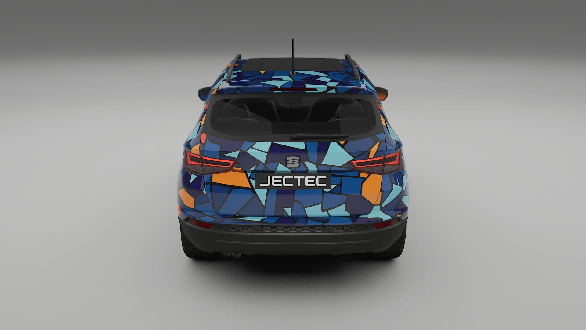 Seat Ateca KH7 BARCELONA – Design-Wrap PPF-Kit aus bedruckbarer Polyurethanfolie