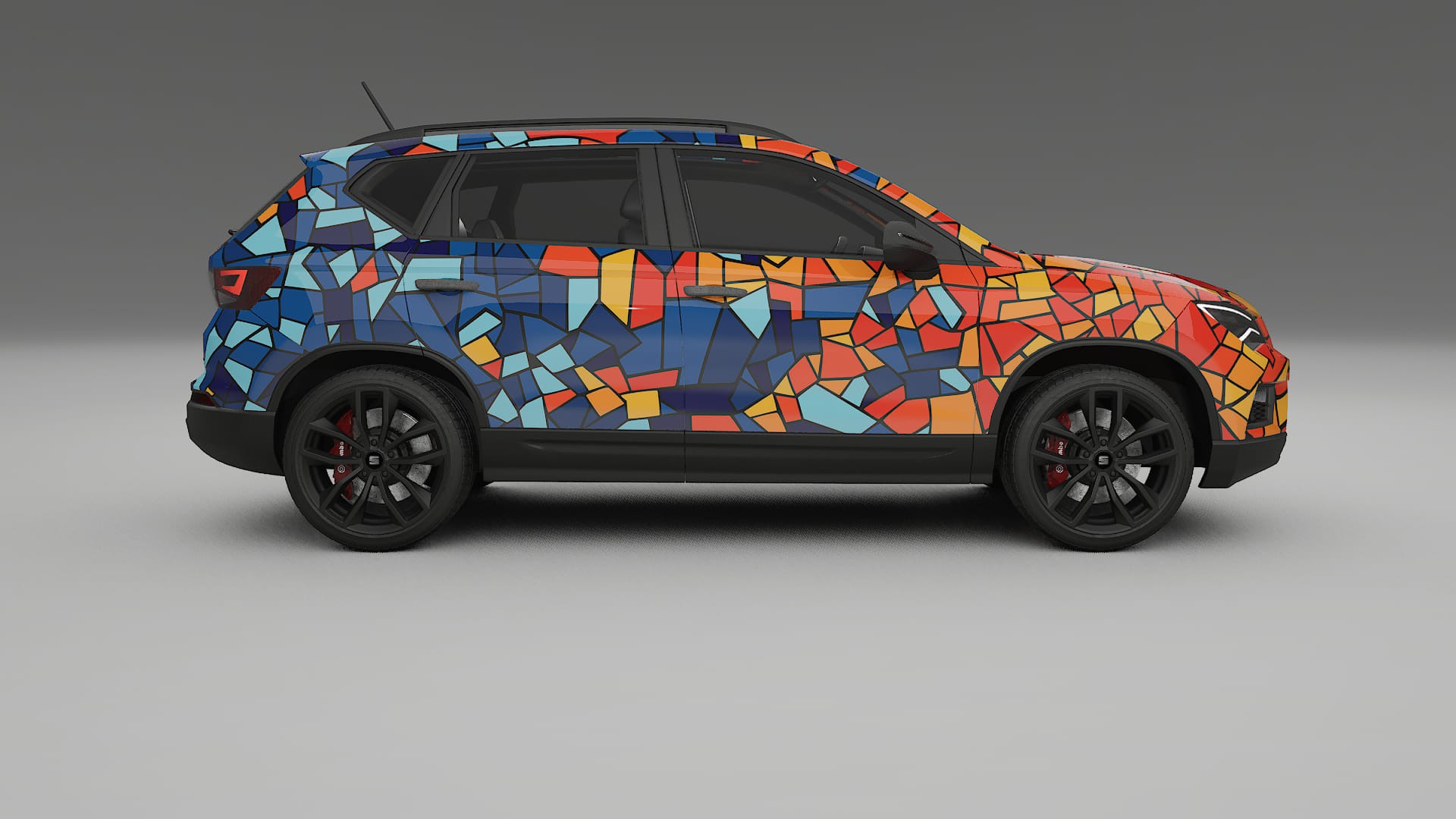 Seat Ateca KH7 BARCELONA Designed Wrap PPF Kit – Printable Polyurethane Film