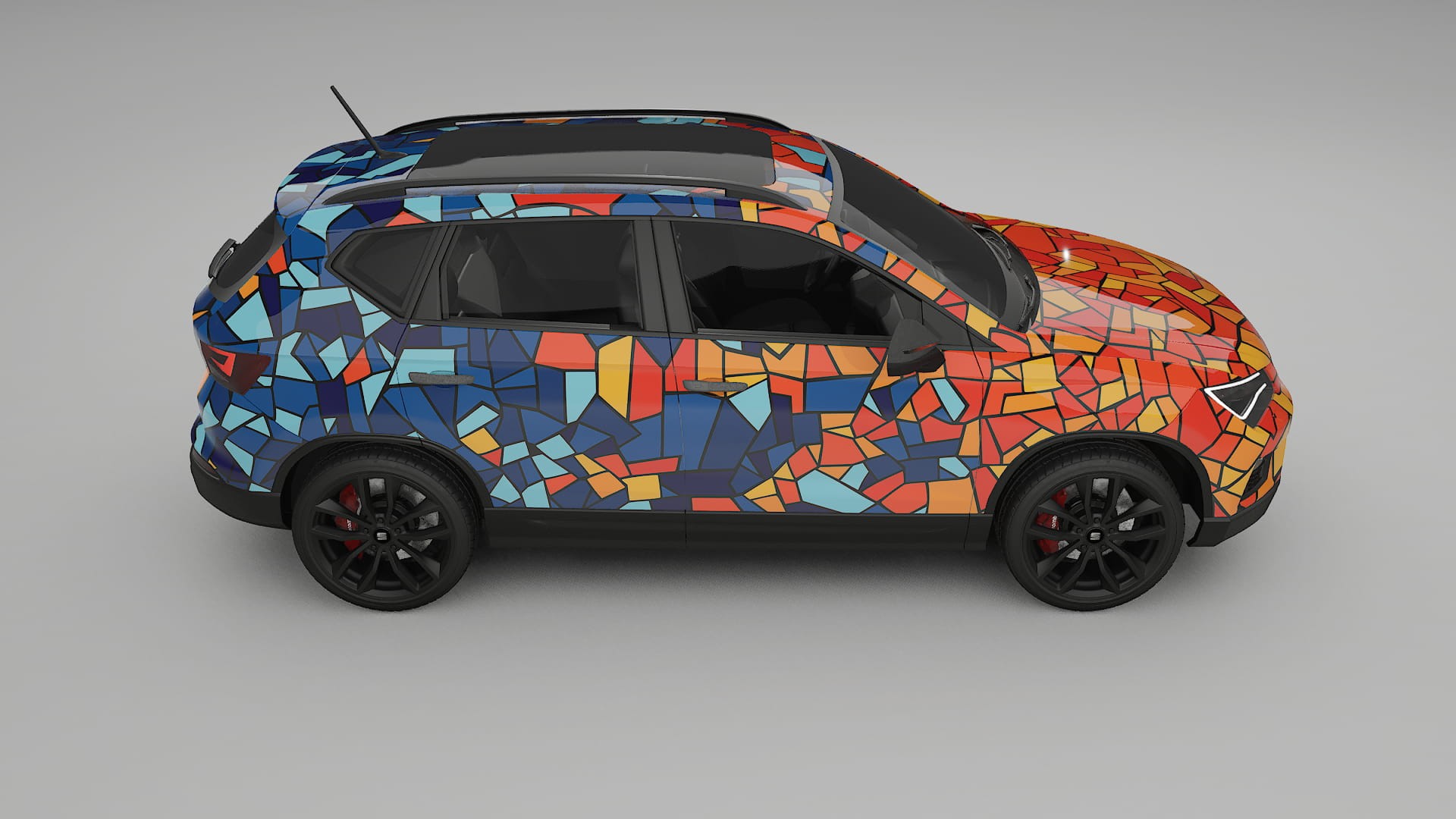 Seat Ateca KH7 BARCELONA Designed Wrap PPF Kit – Printable Polyurethane Film