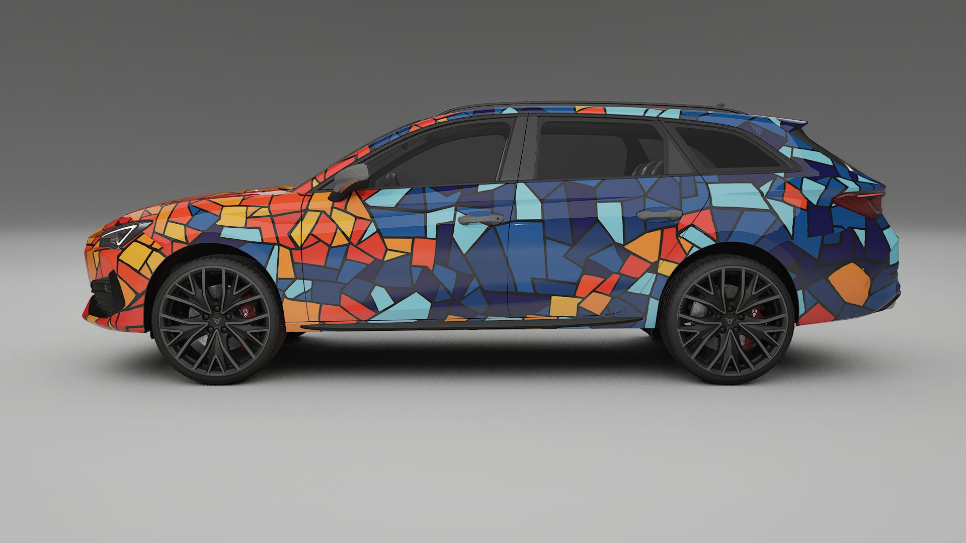 Seat Leon Cupra KL BARCELONA – Design-Wrap PPF-Kit aus bedruckbarer Polyurethanfolie