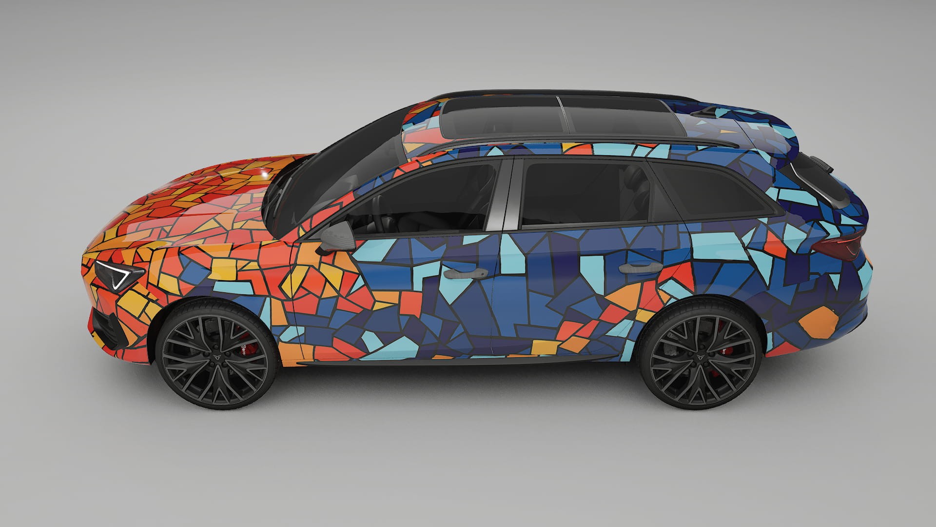 Seat Leon Cupra KL BARCELONA Designed Wrap PPF Kit – Printable Polyurethane Film